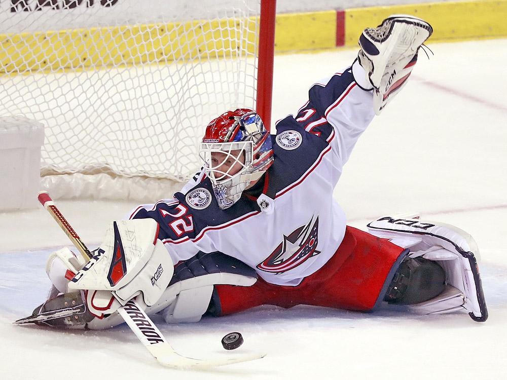 Columbus Blue Jackets goaltender Sergei Bobrovsky (72) makes a save against the Florida Panthers, Saturday, Jan. 5, 2019 in Sunrise, Fla. (AP Photo/Wilfredo Lee) Columbus Blue Jackets goaltender Sergei Bobrovsky (72) makes a save against the Florida Panthers, Saturday, Jan. 5, 2019 in Sunrise, Fla. (AP Photo/Wilfredo Lee)
