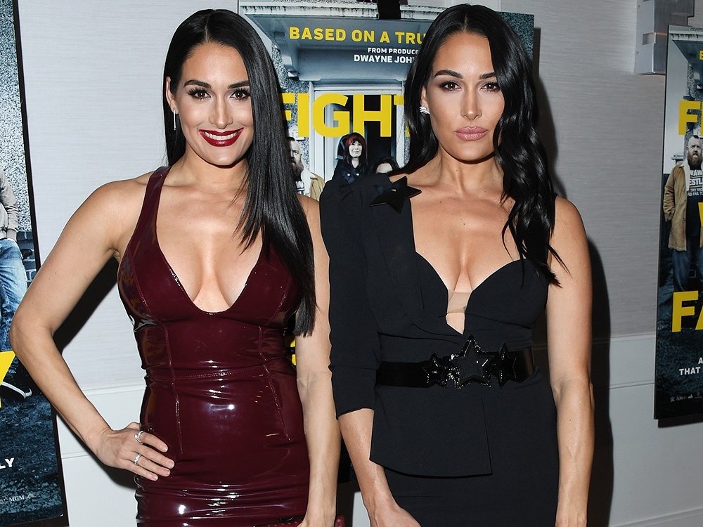 Sisters Nikki and Brie Bella attend 