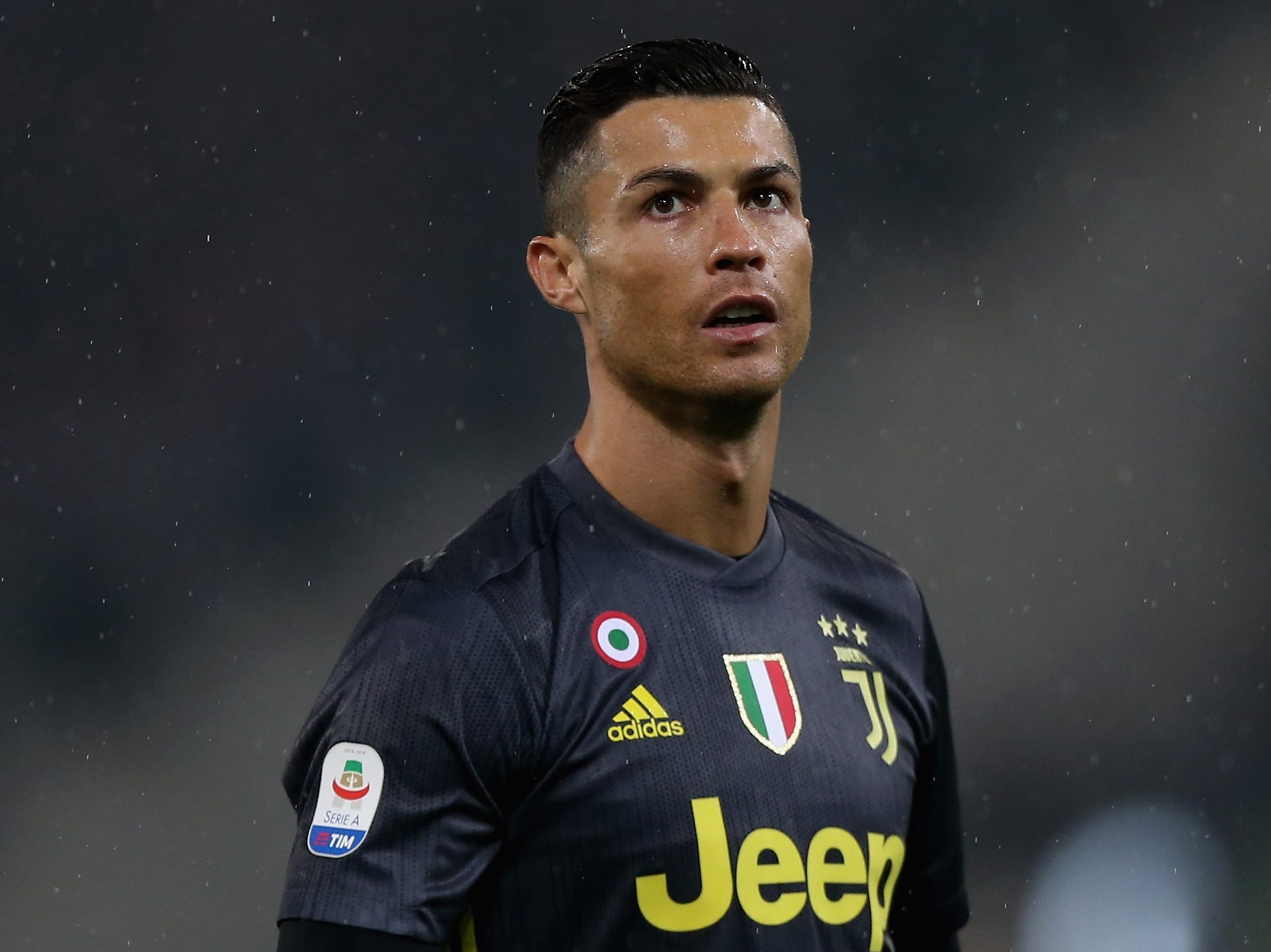 Cristiano Ronaldo of Juventus looks on during the Serie A match between SS Lazio and Juventus at Stadio Olimpico on January 27, 2019 in Rome, Italy. Paolo Bruno/Getty Images Cristiano Ronaldo of Juventus looks on during the Serie A match between SS Lazio and Juventus at Stadio Olimpico on January 27, 2019 in Rome, Italy. Paolo Bruno/Getty Images
