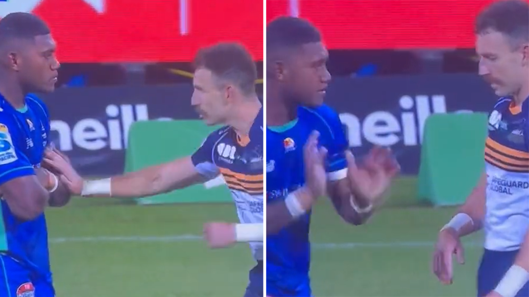 Rivals' 'amazing' moment caught on camera