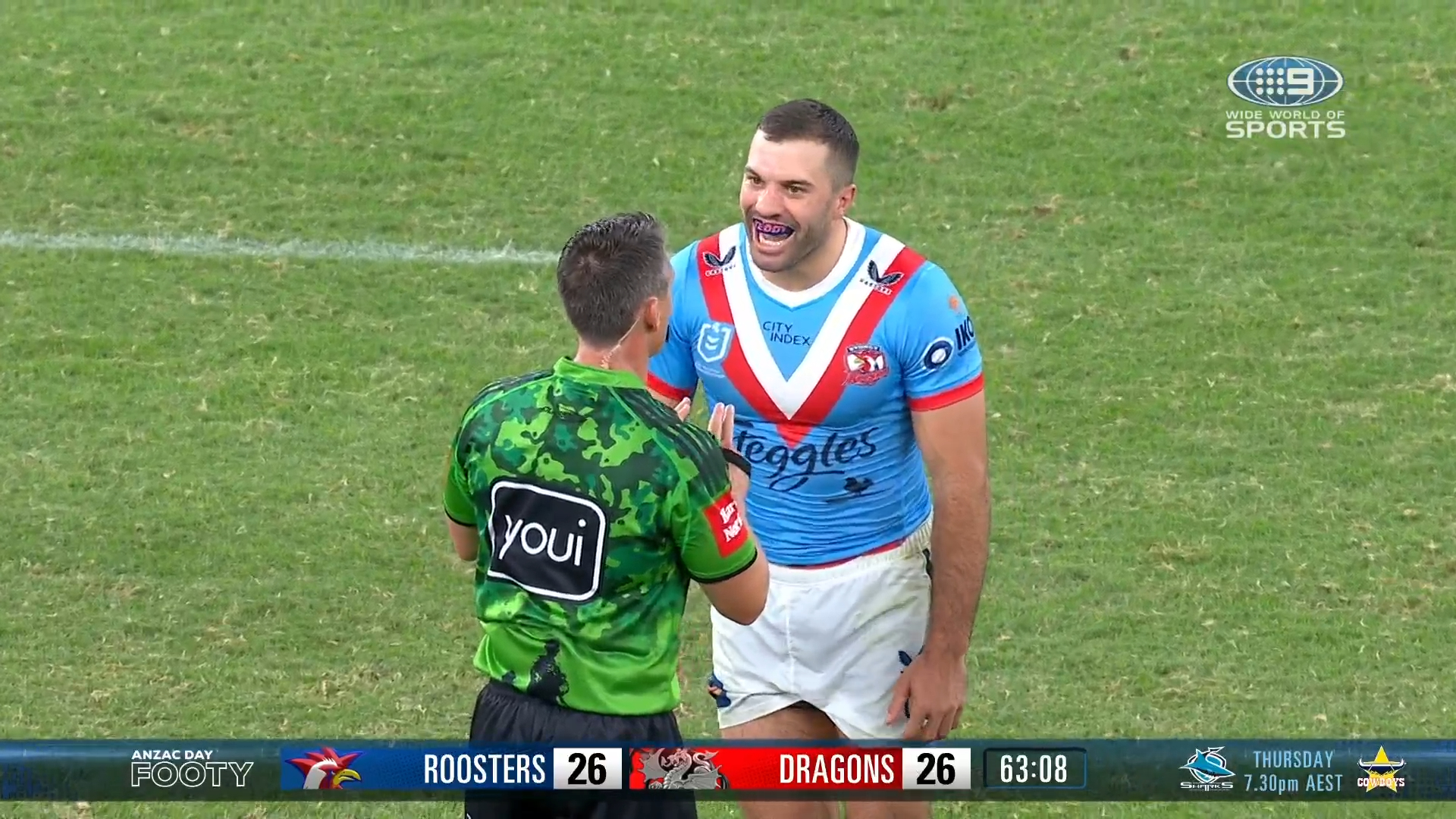 Tedesco explodes as Radley sin-binned again
