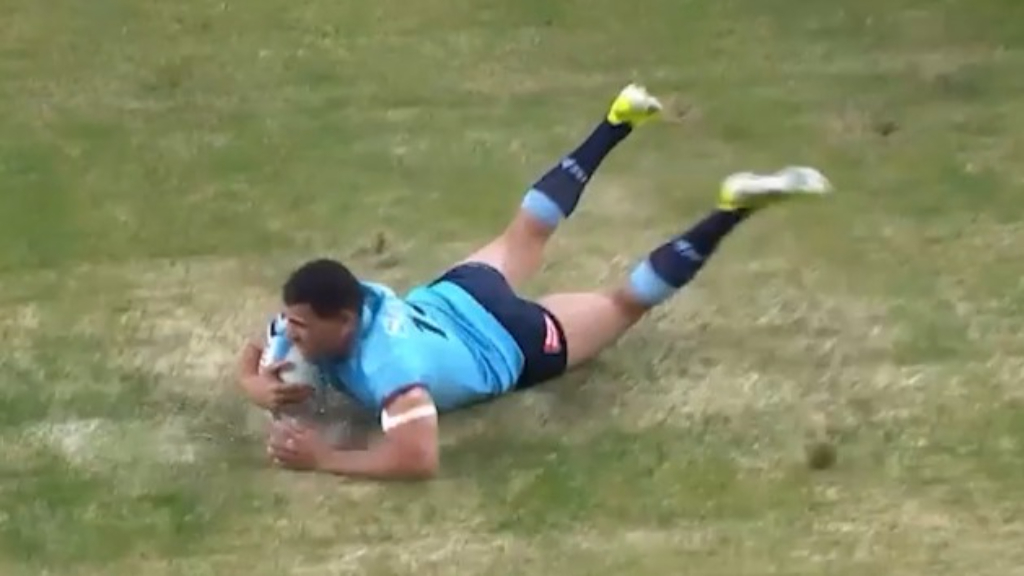 Waratahs star scores his first try of the season