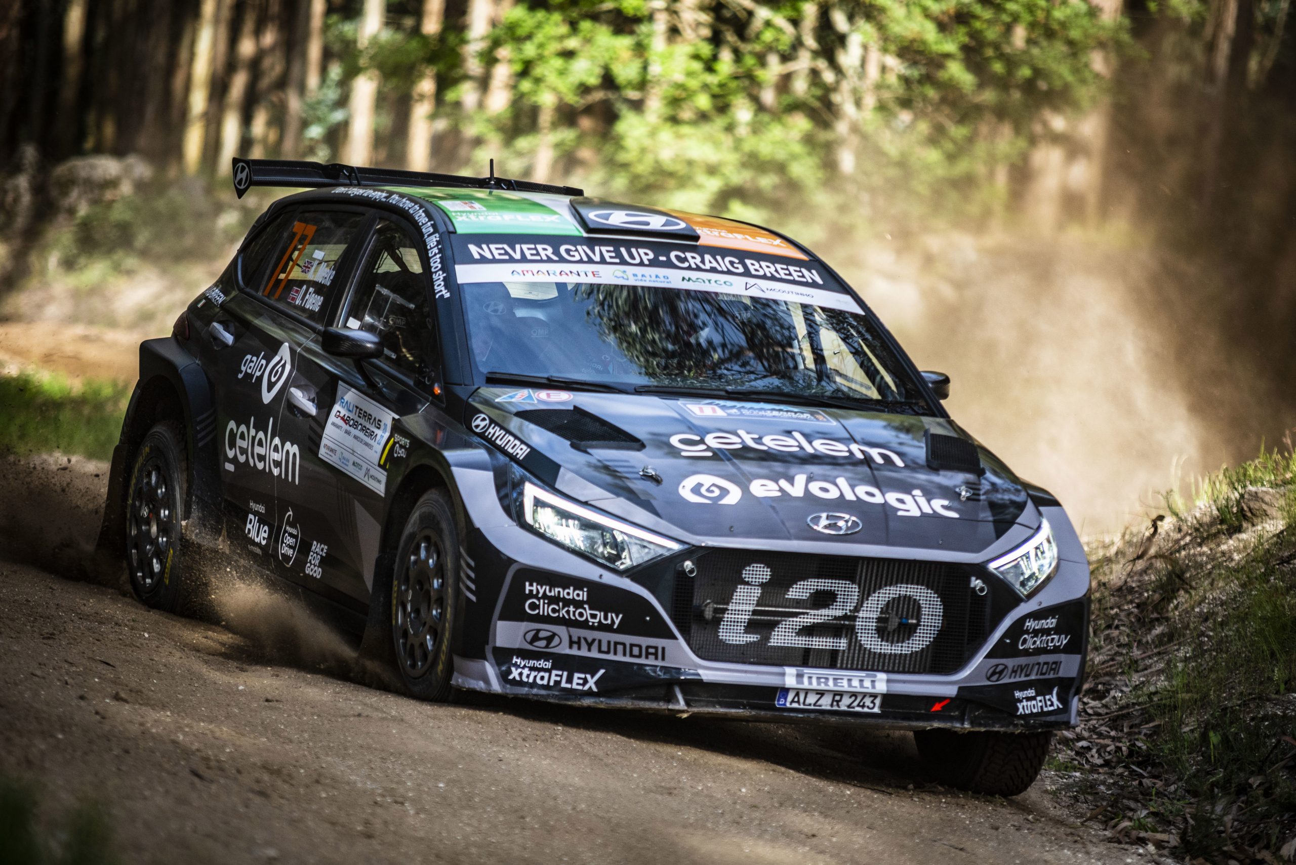 The Hyundai i20 that Meeke and Fulton will share in WRC2.