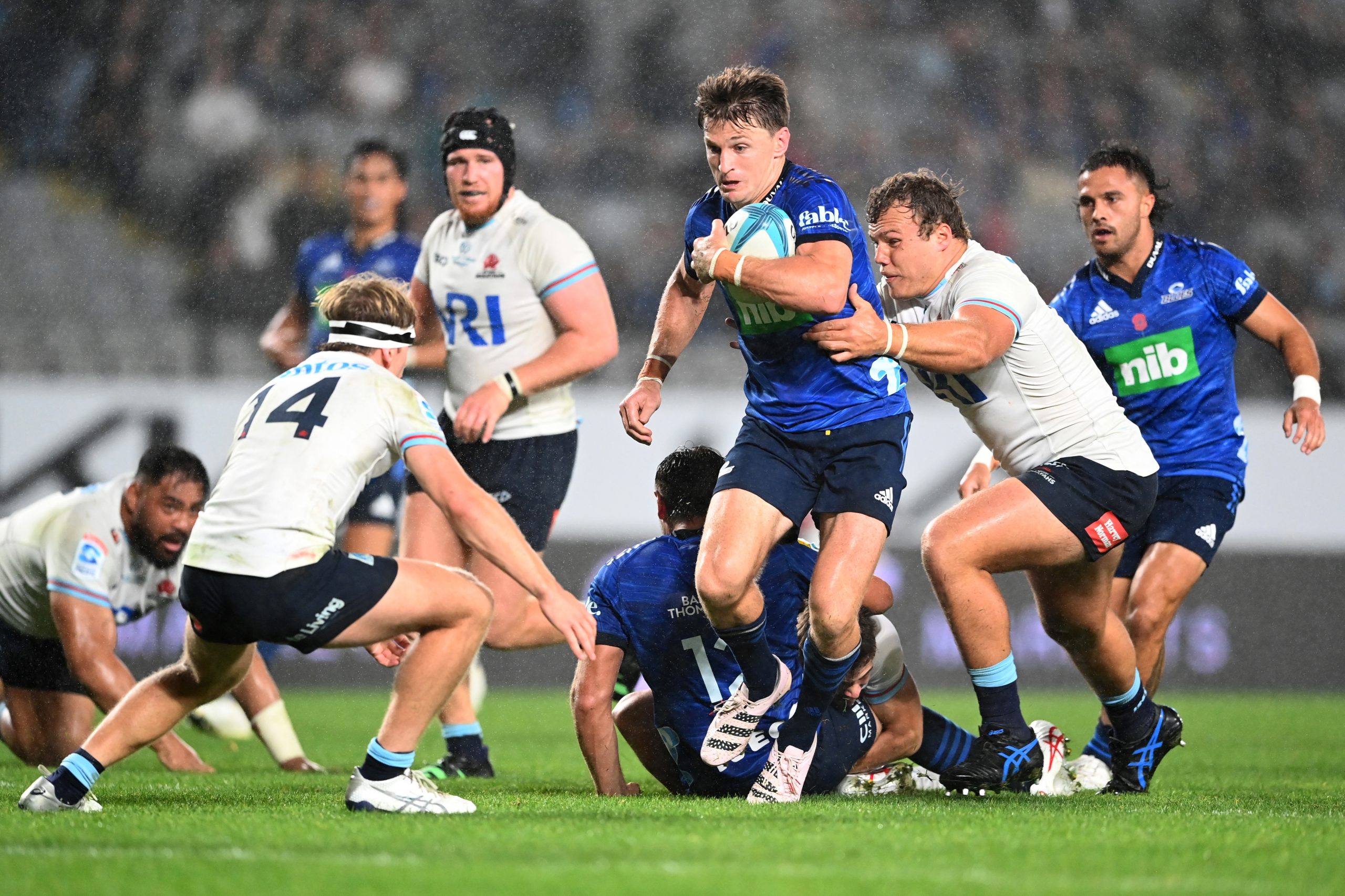 Beauden Barrett of the Blues.