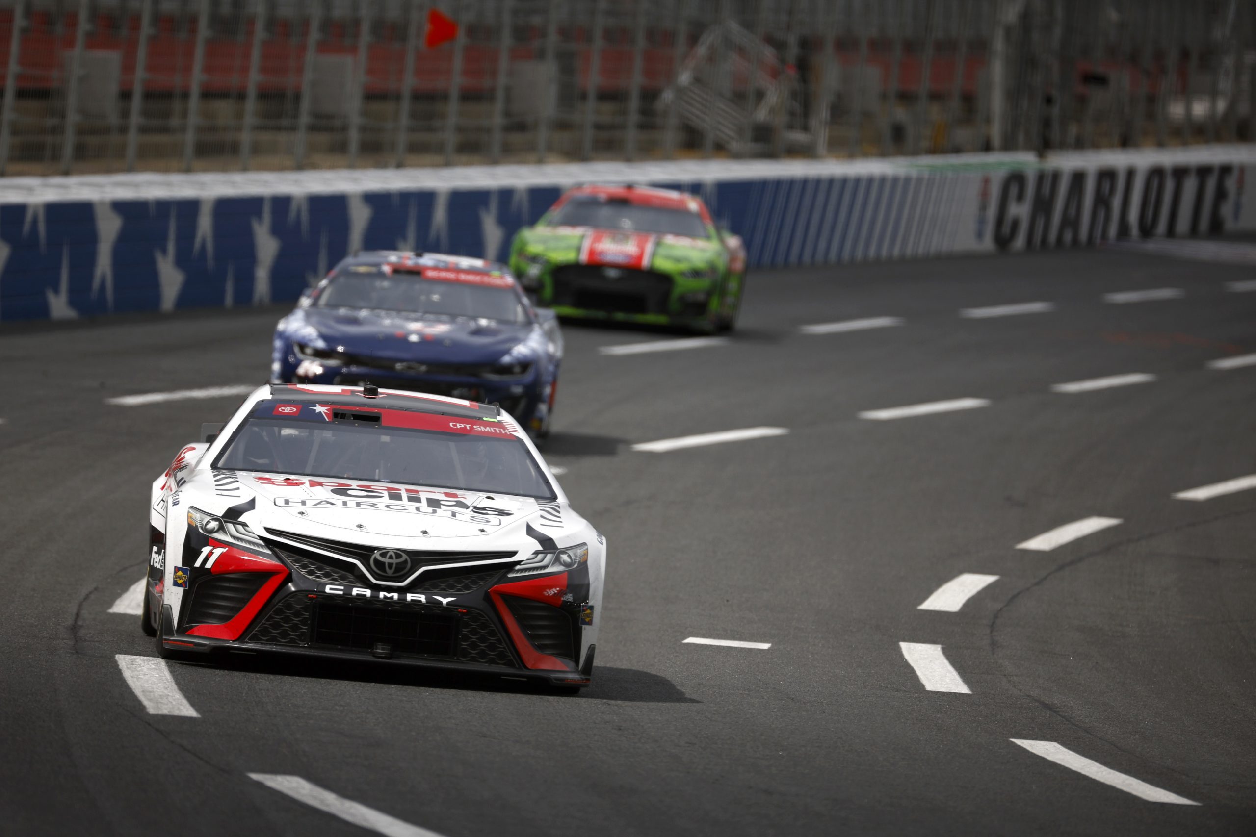 Denny Hamlin is a car owner and driver in the NASCAR Cup Series.