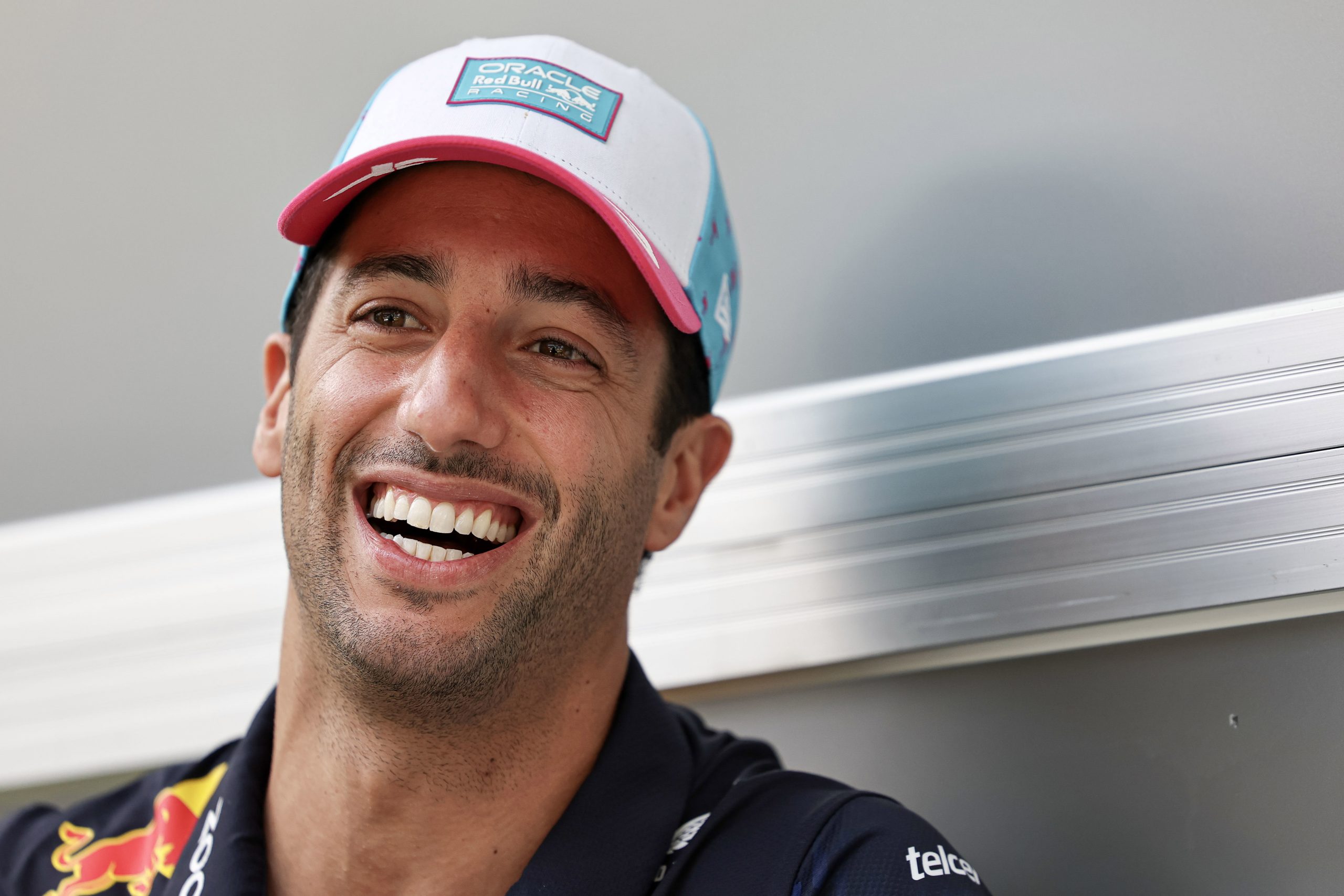 Daniel Ricciardo of Australia and Oracle Red Bull Racing looks on during qualifying ahead of the F1 Grand Prix of Miami at Miami International Autodrome on May 6, 2023 in Miami, United States. (Photo by Qian Jun/MB Media/Getty Images)