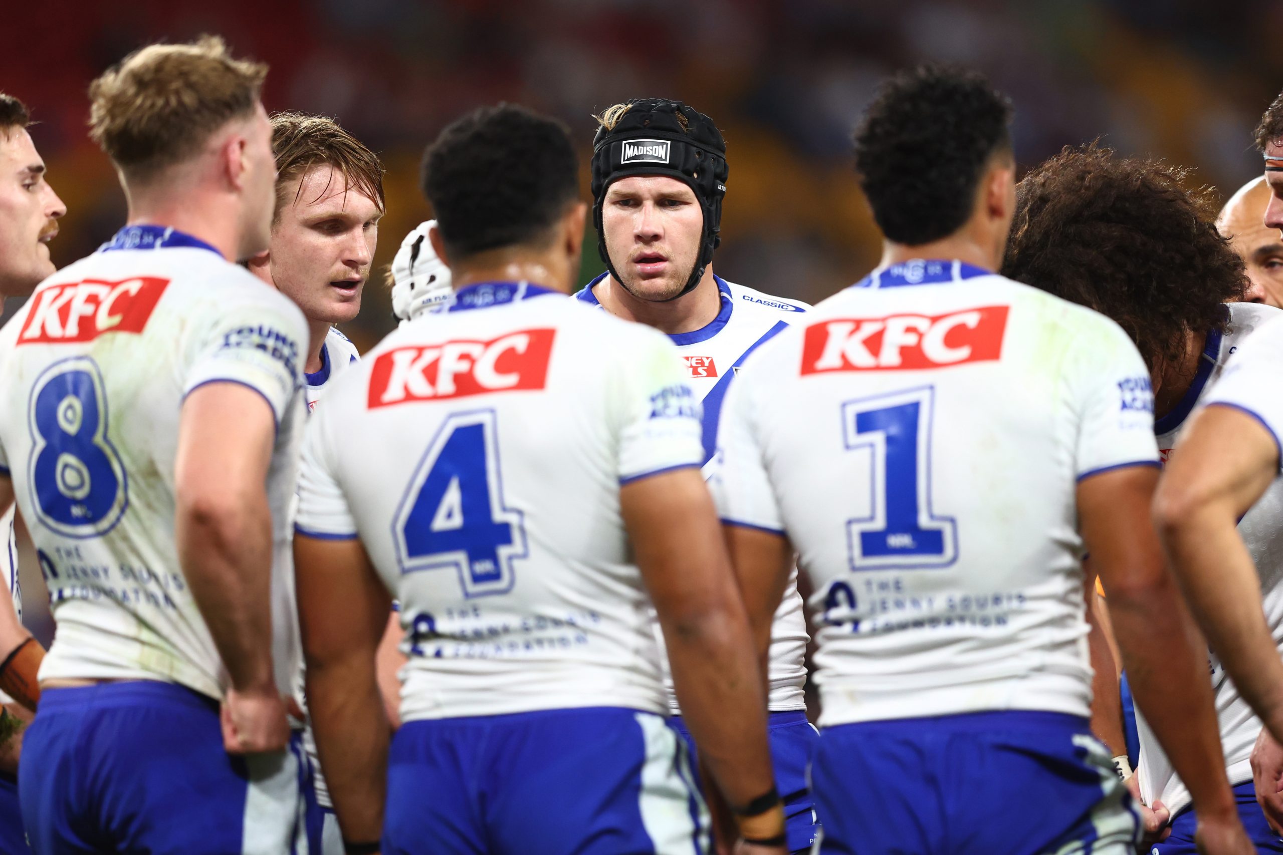 BRISBANE, AUSTRALIA - MAY 05: during the round 10 NRL match between Canterbury Bulldogs and Canberra Raiders at Suncorp Stadium on May 05, 2023 in Brisbane, Australia. (Photo by Chris Hyde/Getty Images)