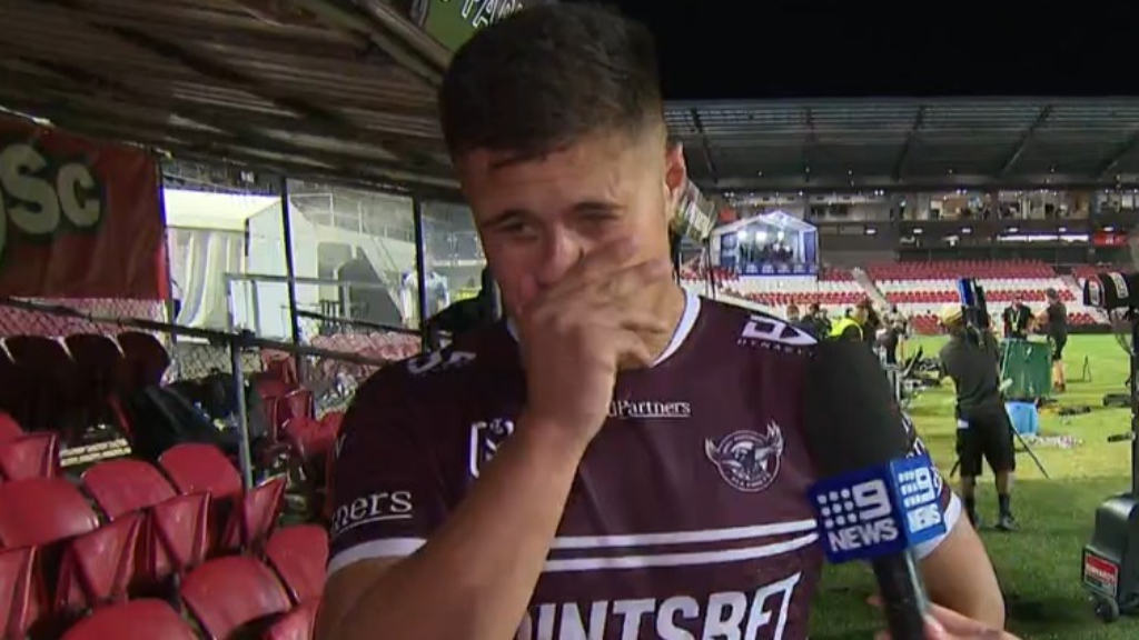 Manly star in tears over sacrifice