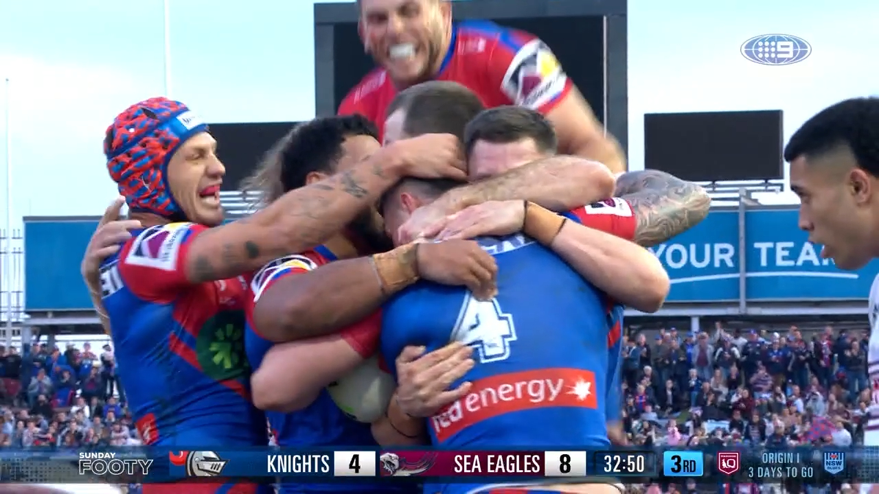 Knights split Sea Eagles defence