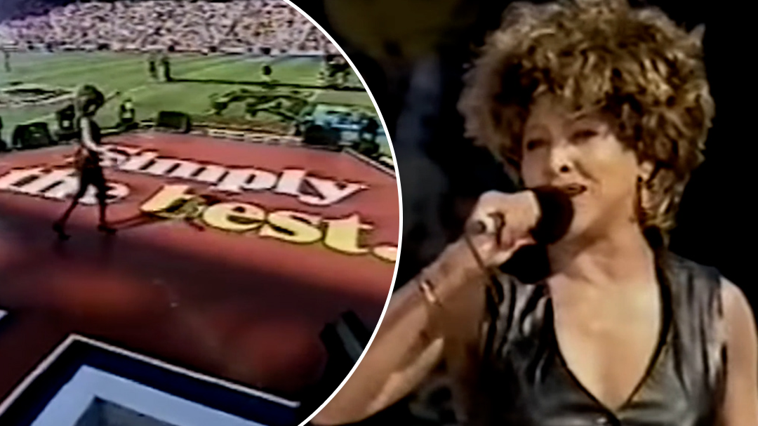 Tina Turner performs 'Simply The Best'