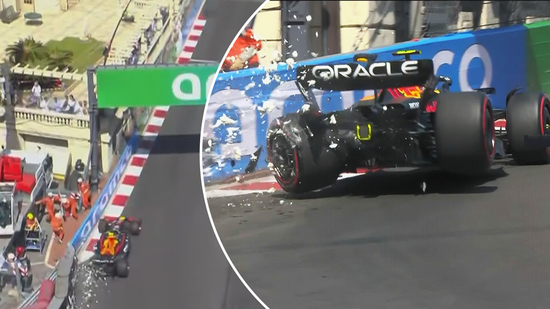 Perez crashes out of quallifying