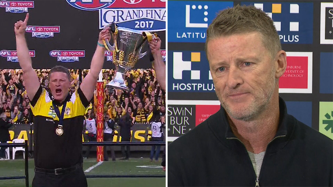 AFL world rocked by Richmond coach Damien Hardwick’s resignation