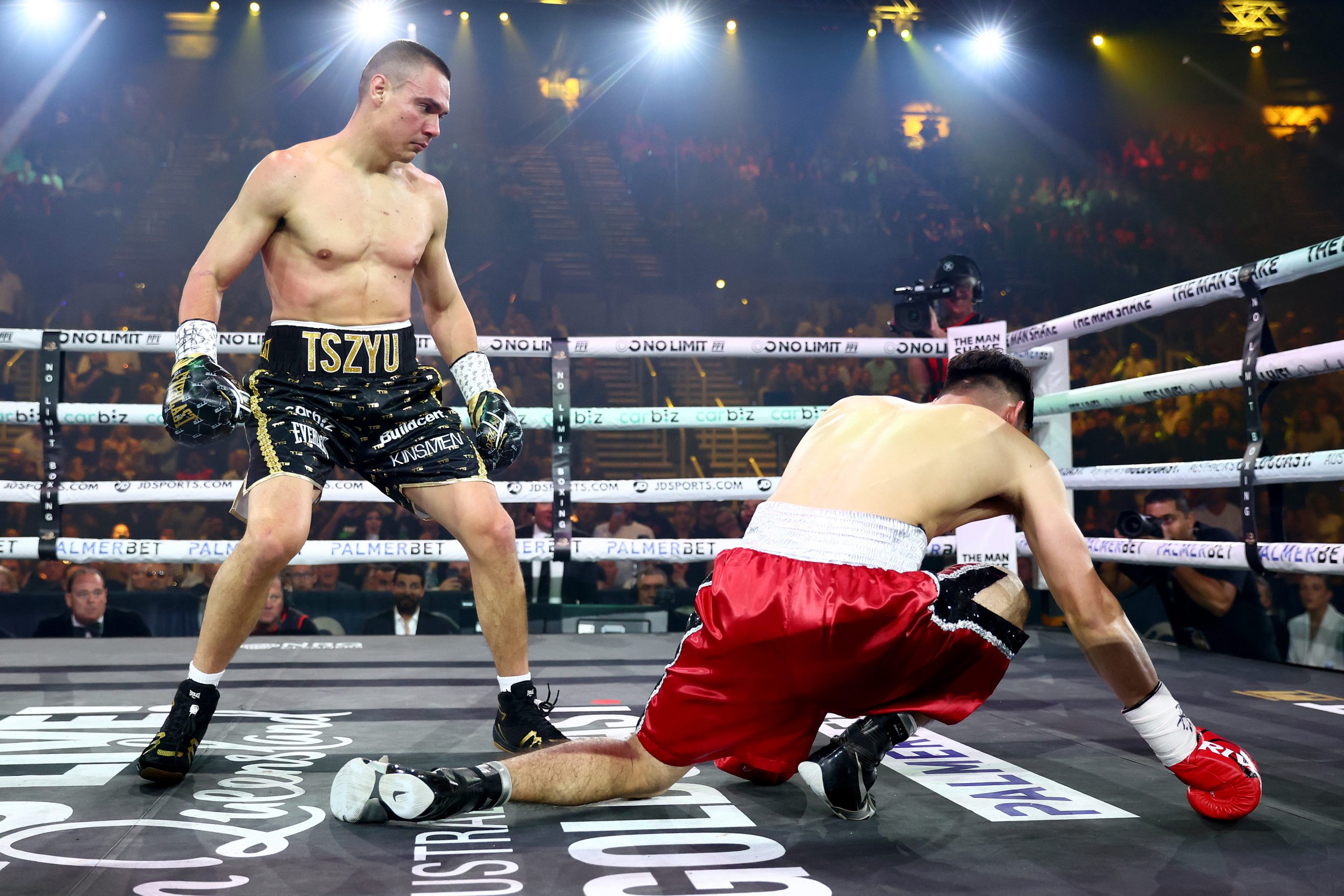 Tim Tszyu took just over a minute to knock out Carlos Ocampo