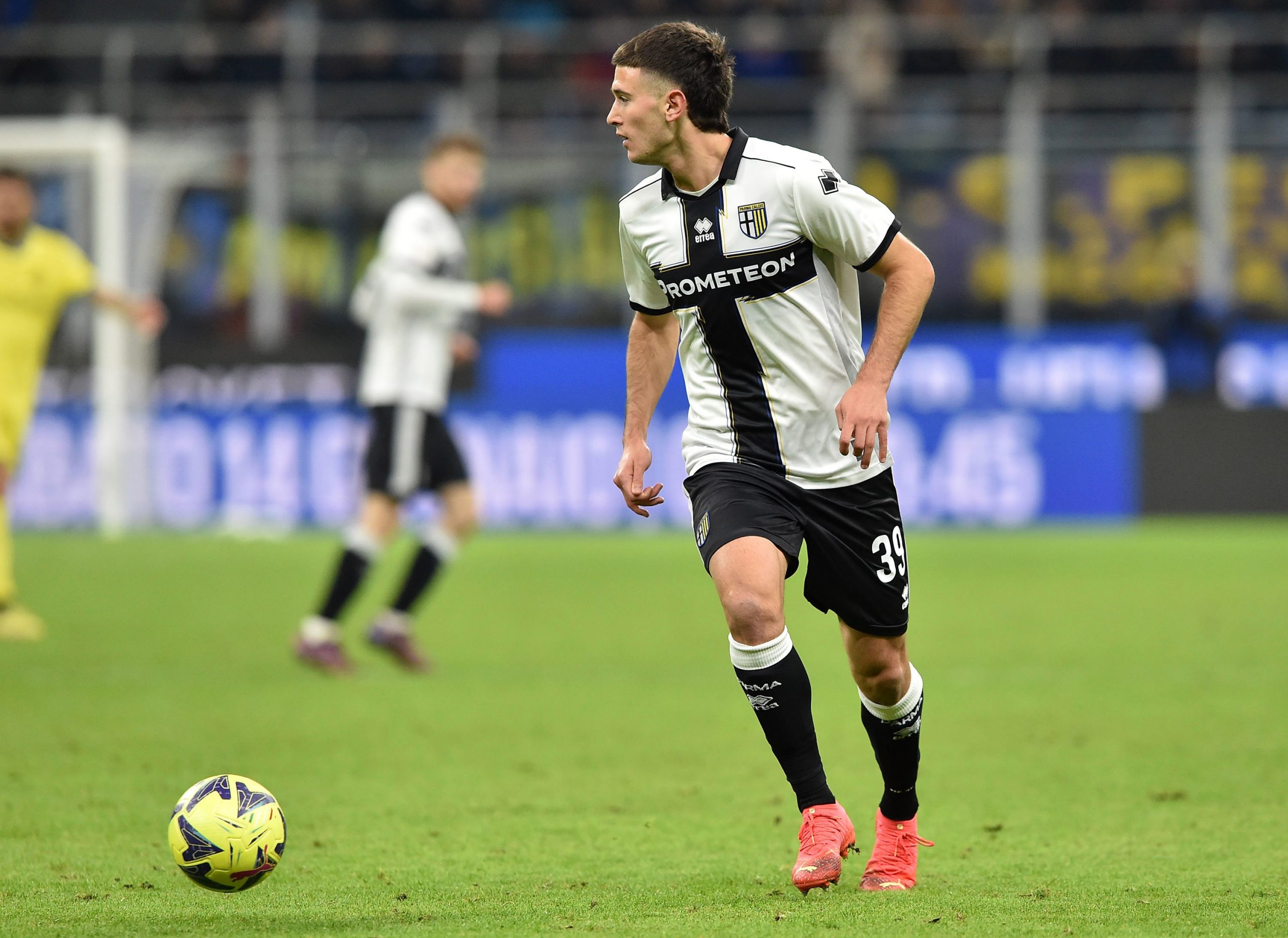 Alessandro Circati of Parma Calcio 1913 in action earlier this year.