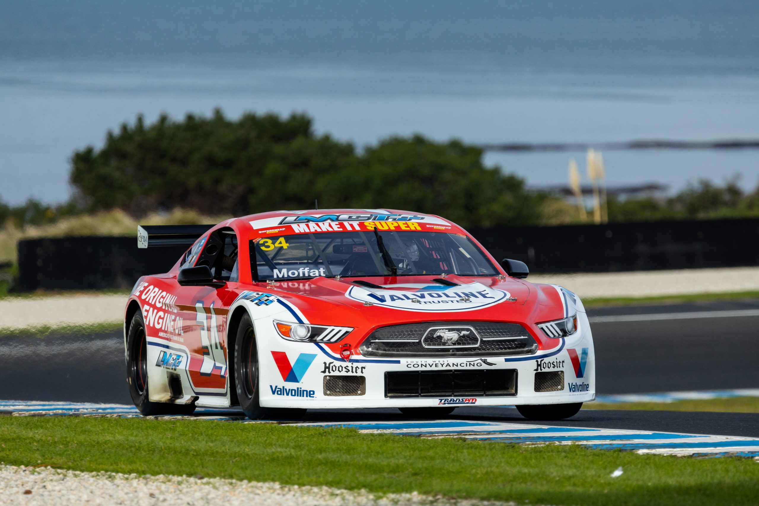 James Moffat drives the No.34 Ford Mustang for Garry Rogers Motorsport.