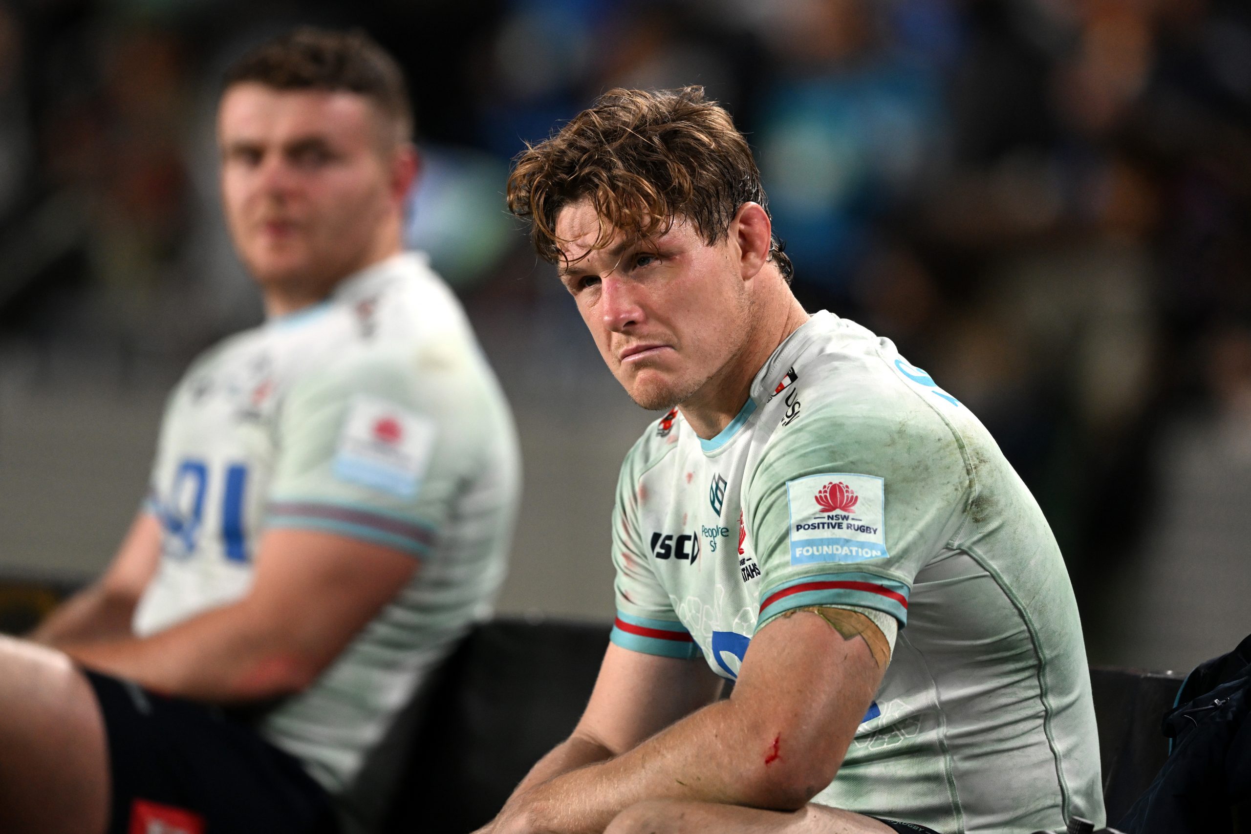 Michael Hooper wound up his career with teh NSW Waratahs with his side's loss to the Blues.