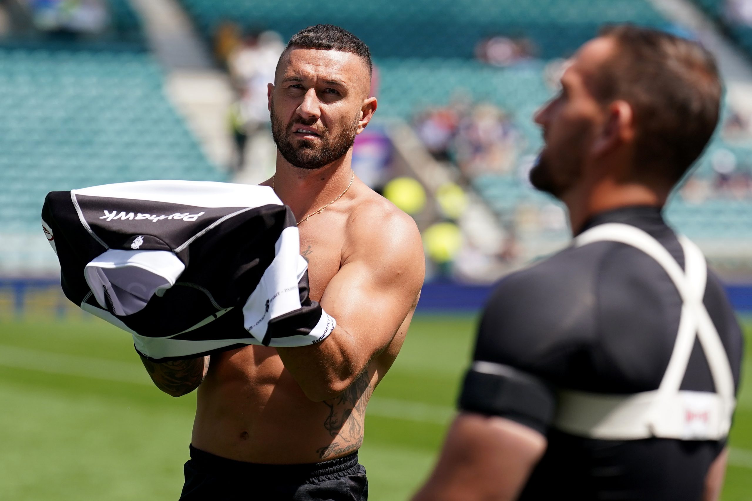 Barbarians star Quade Cooper ahead of the Killik Cup match at Twickenham.