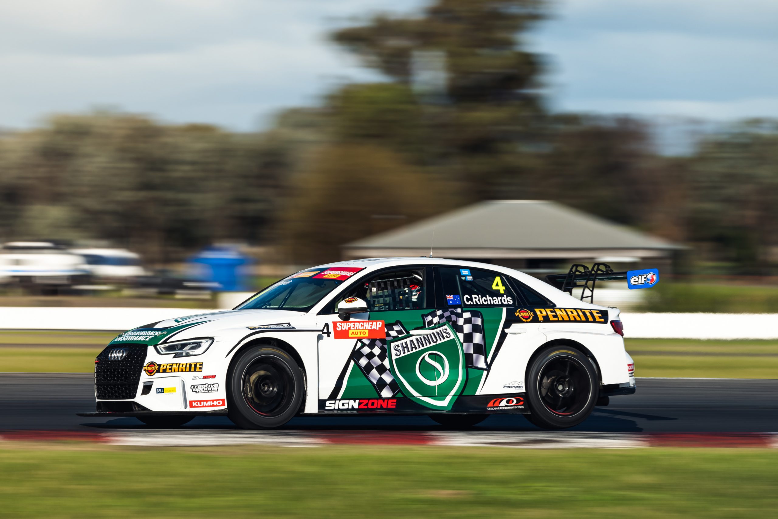 The Clay Richards Audi RS3 LMS.