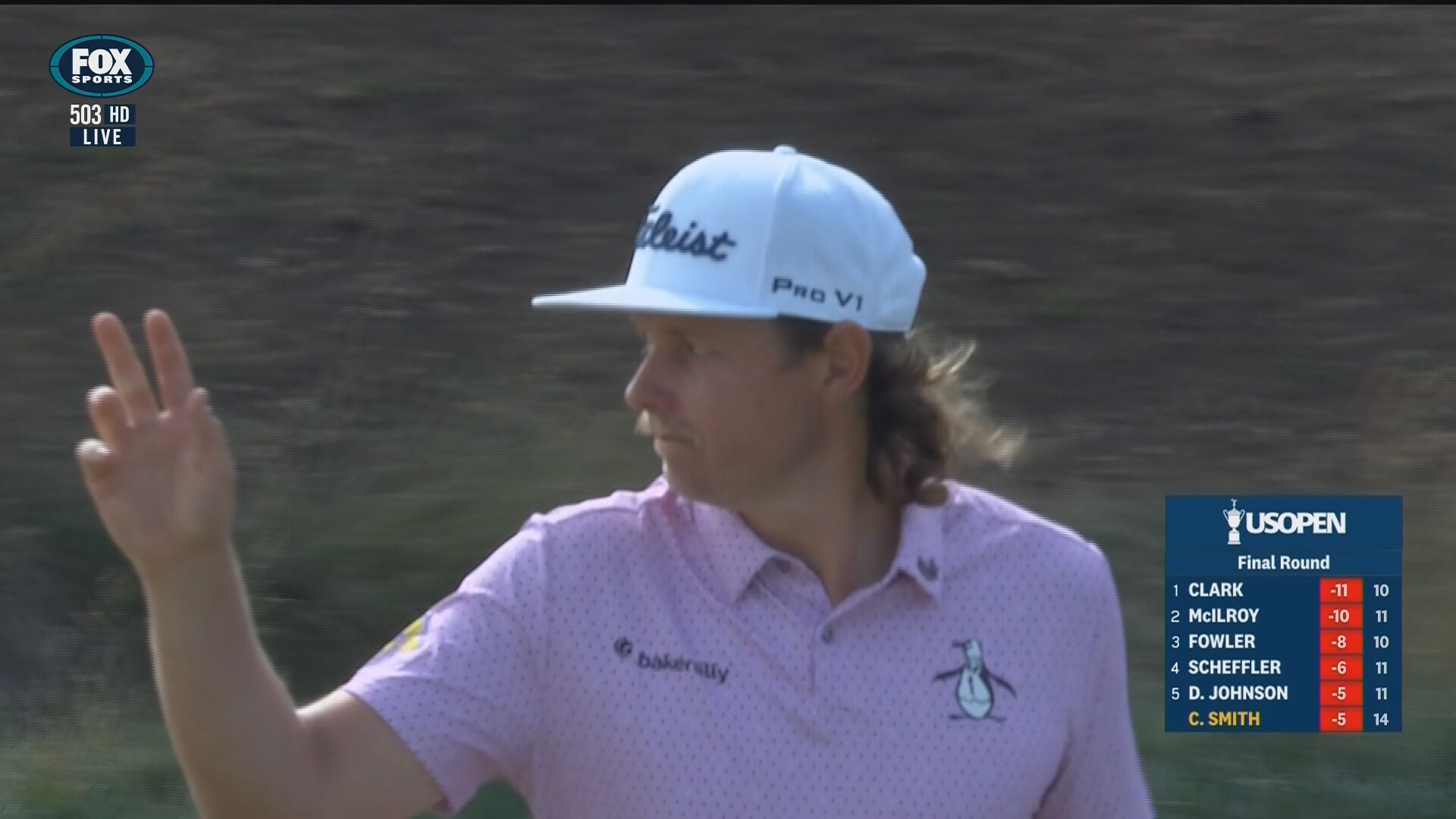 Smith birdies amid US Open charge