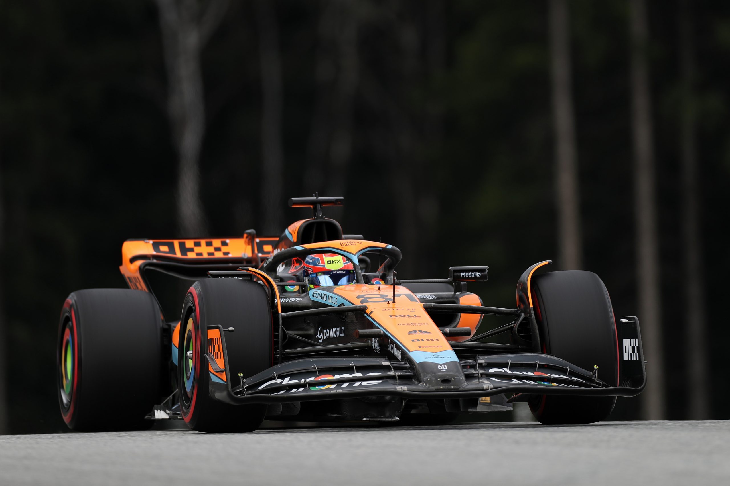 Oscar Piastri of Australia driving the (81) McLaren MCL60 Mercedes on track during qualifying ahead of the F1 Grand Prix of Austria at Red Bull Ring on June 30, 2023 in Spielberg, Austria. (Photo by Peter Fox/Getty Images)