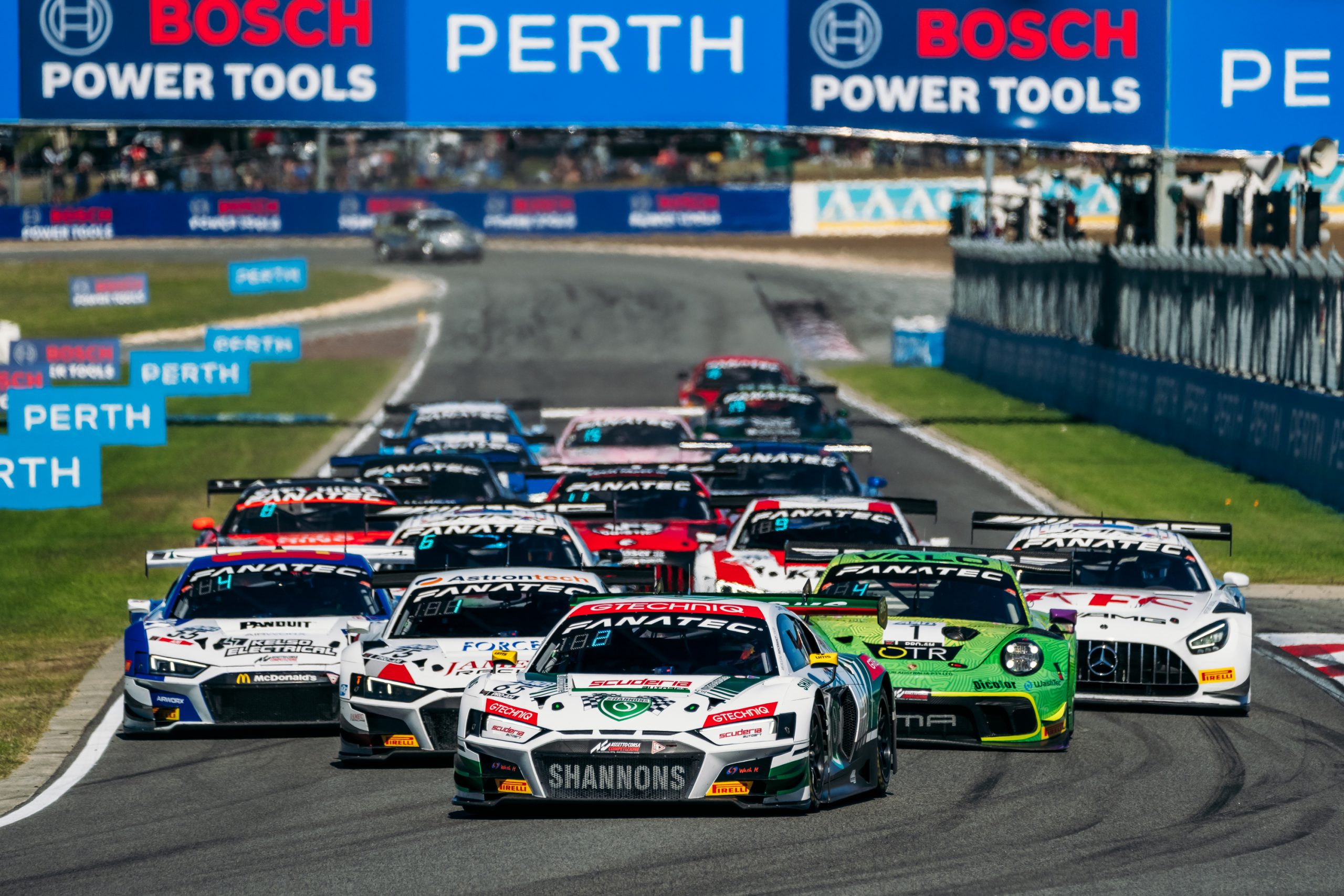 GT World Challenge Australia is the only Australian Racing Group-owned category to feature at Wanneroo Raceway in 2023, albeit with Supercars.