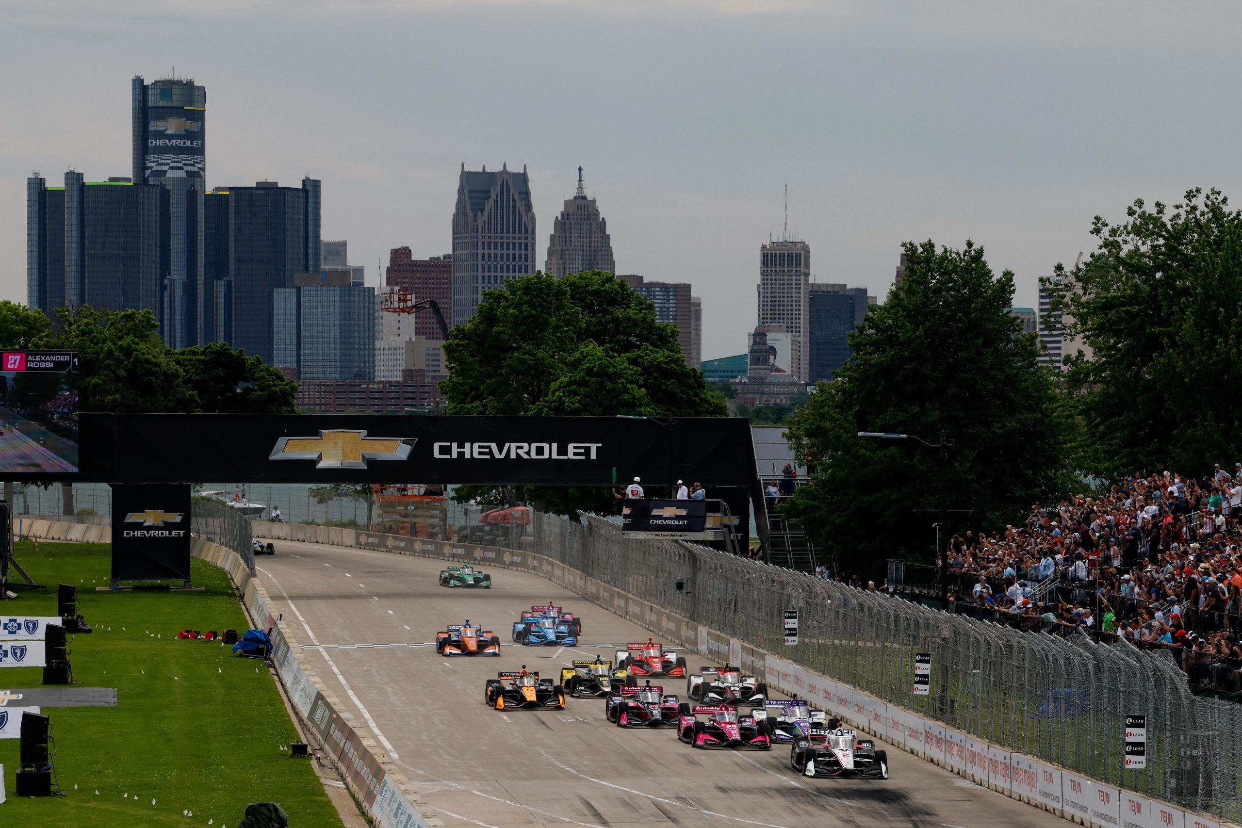 IndyCar has abandoned the iconic Belle Isle circuit for a new course across the river in downtown Detroit.