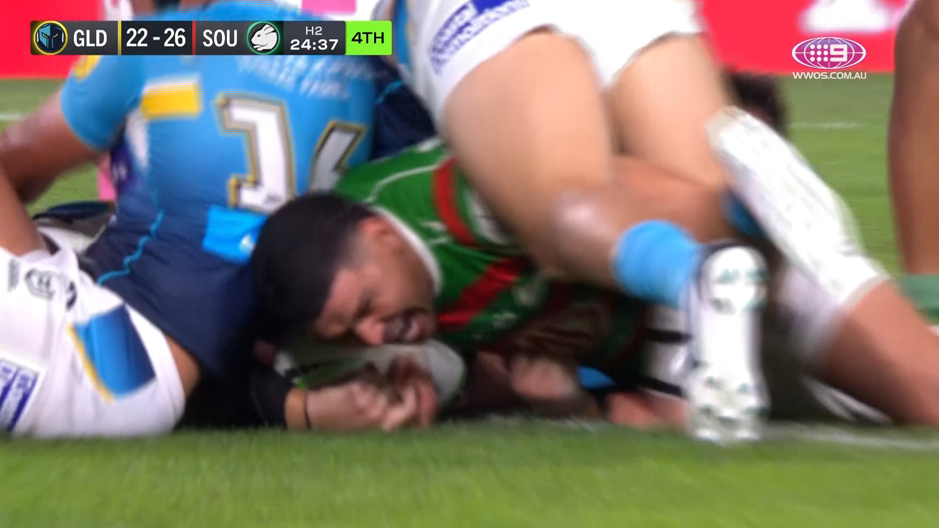 NRL Highlights: Titans v Rabbitohs - Round 14