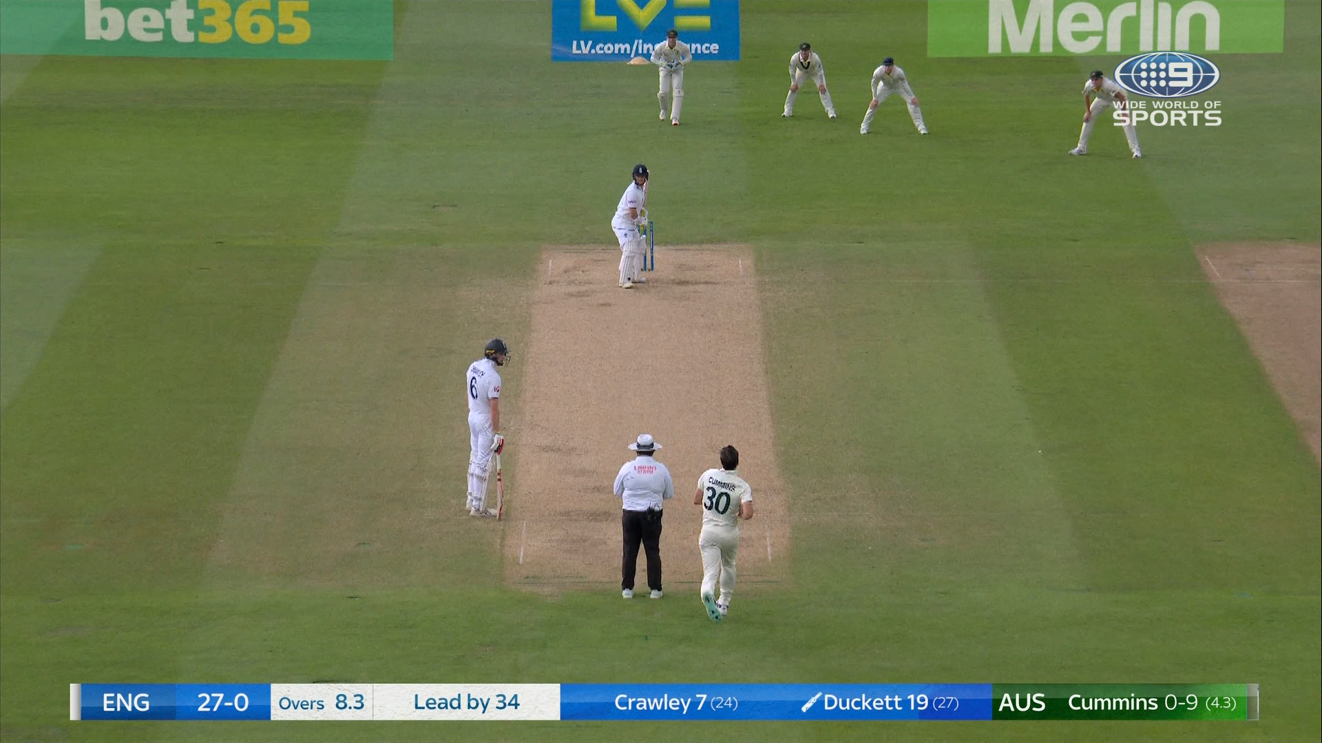 Green takes a ripper in the gully