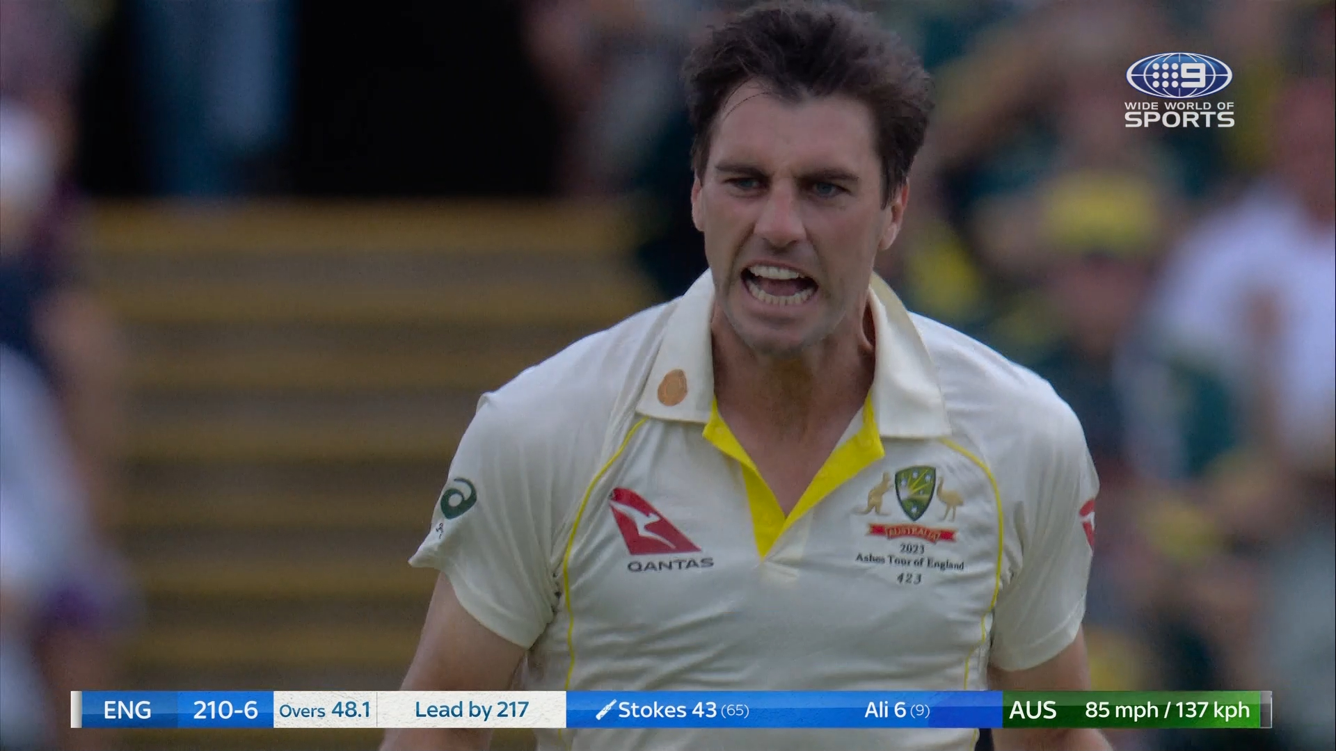 Cummins puts Australia on top