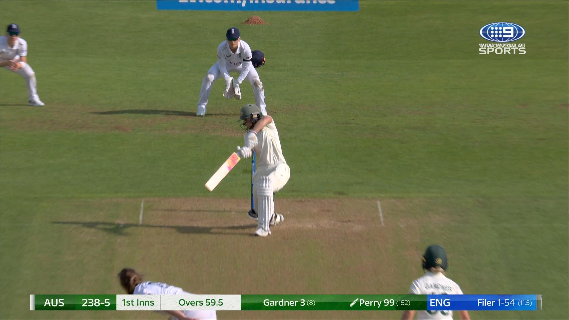 Perry caught out for 99