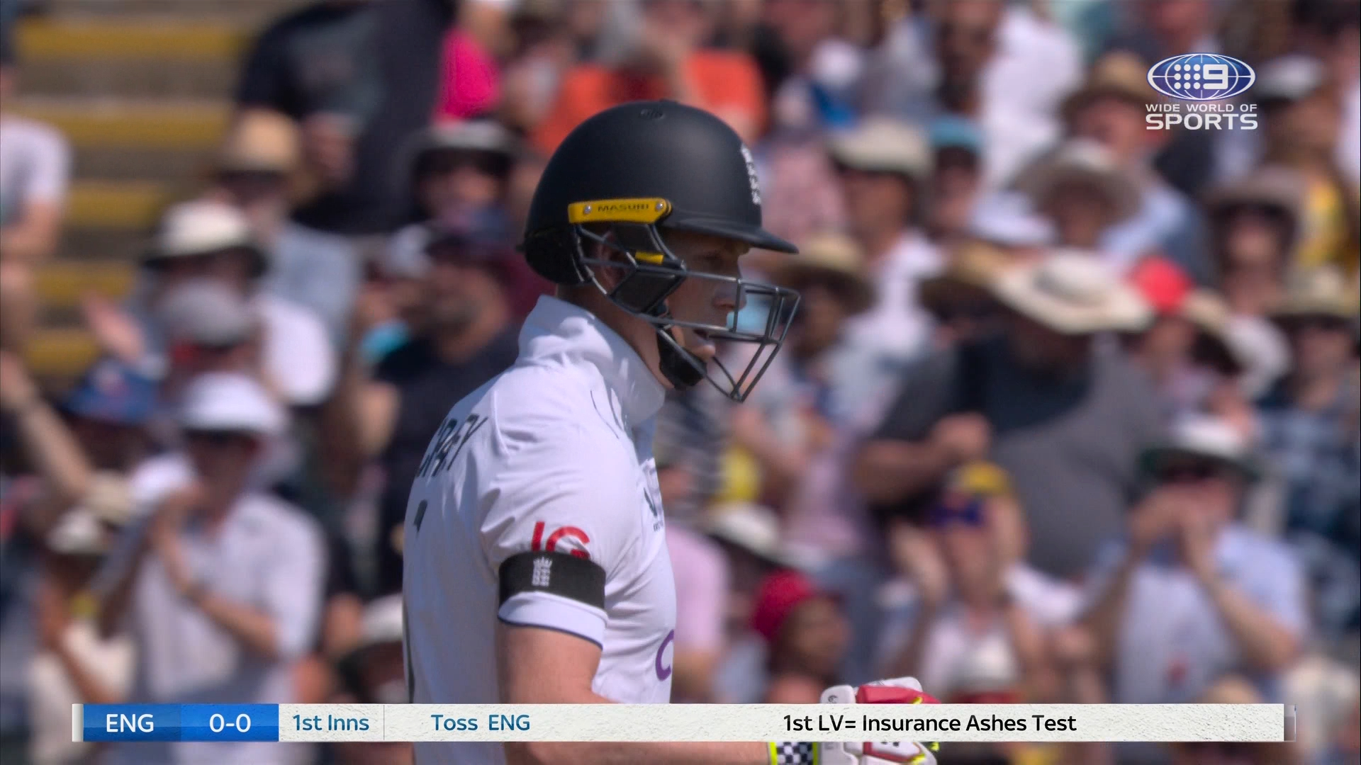 First ball gets smacked for four