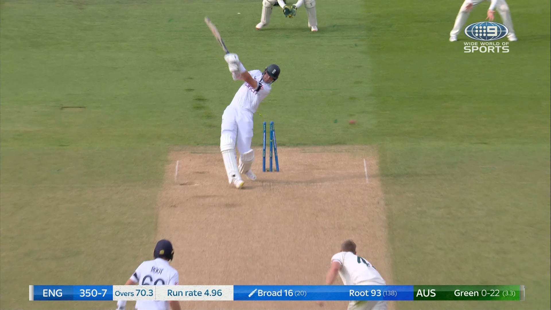 Green ends Broad's brief flurry