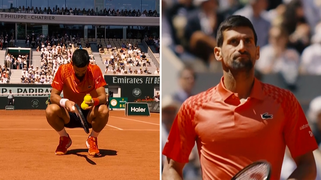 Edgy Djokovic 'feeling the heat'