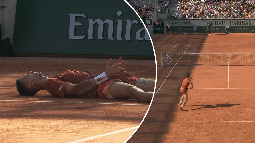 Kokkinakis outlasts Wawrinka in Paris