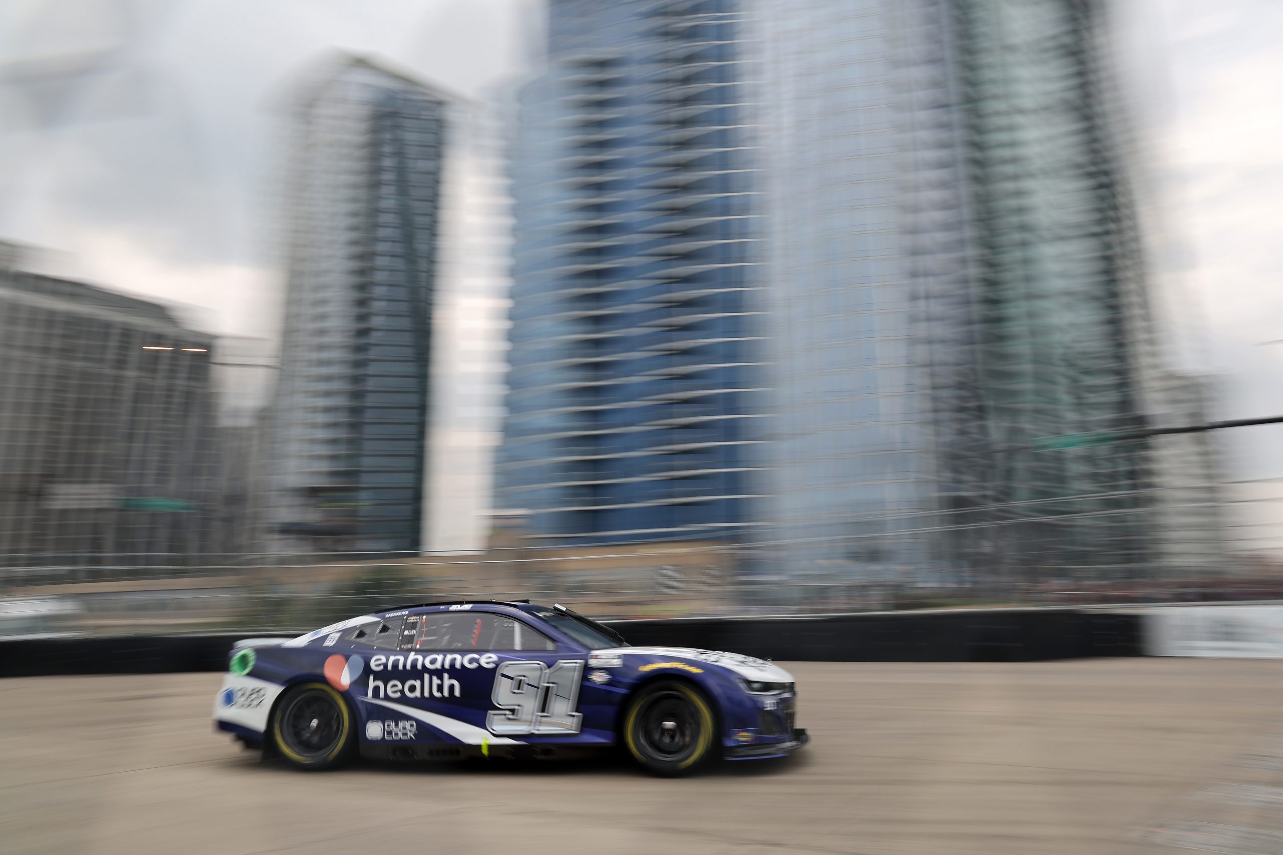 Shane van Gisbergen will start his debut NASCAR race from third.