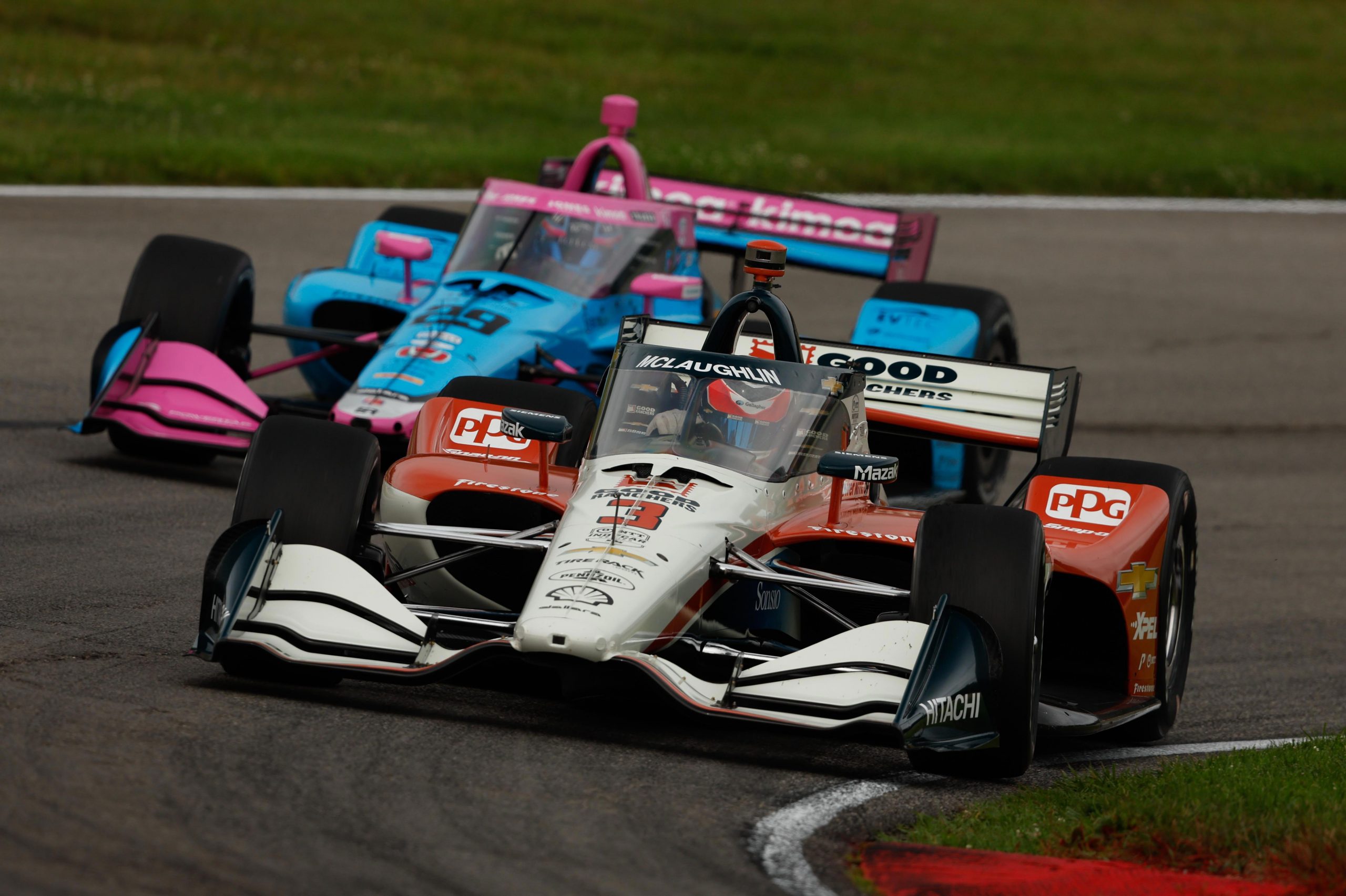 Scott McLaughlin finished fifth at the Mid-Ohio Sports Car Course.