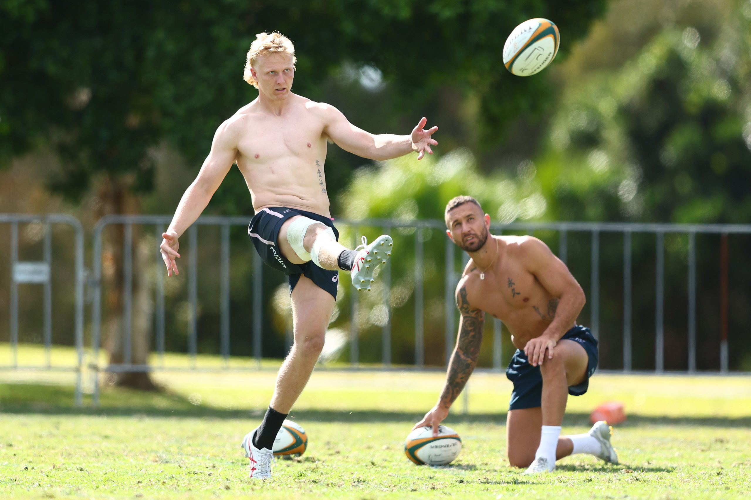 Carter Gordon and Quade Cooper.