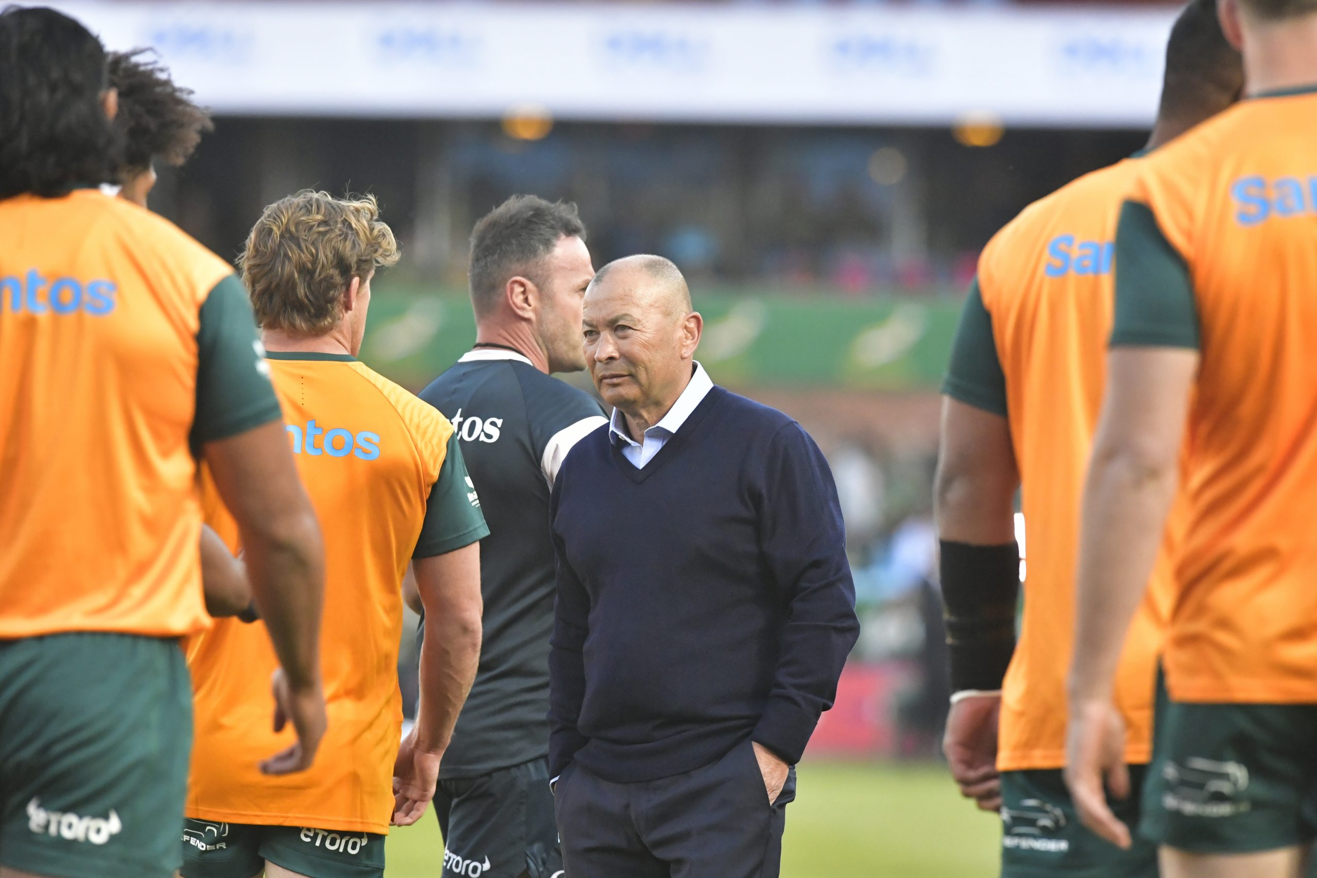 Eddie Jones at Loftus Versfeld.