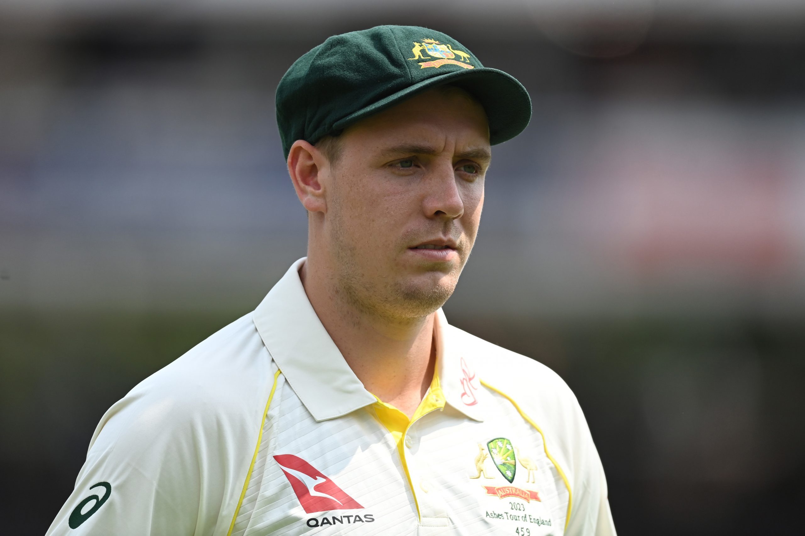 Cameron Green of Australia appeal during Day Two of the LV= Insurance Ashes 2nd Test match between England and Australia at Lord's Cricket Ground on June 29, 2023 in London, England. (Photo by Gareth Copley/Getty Images)