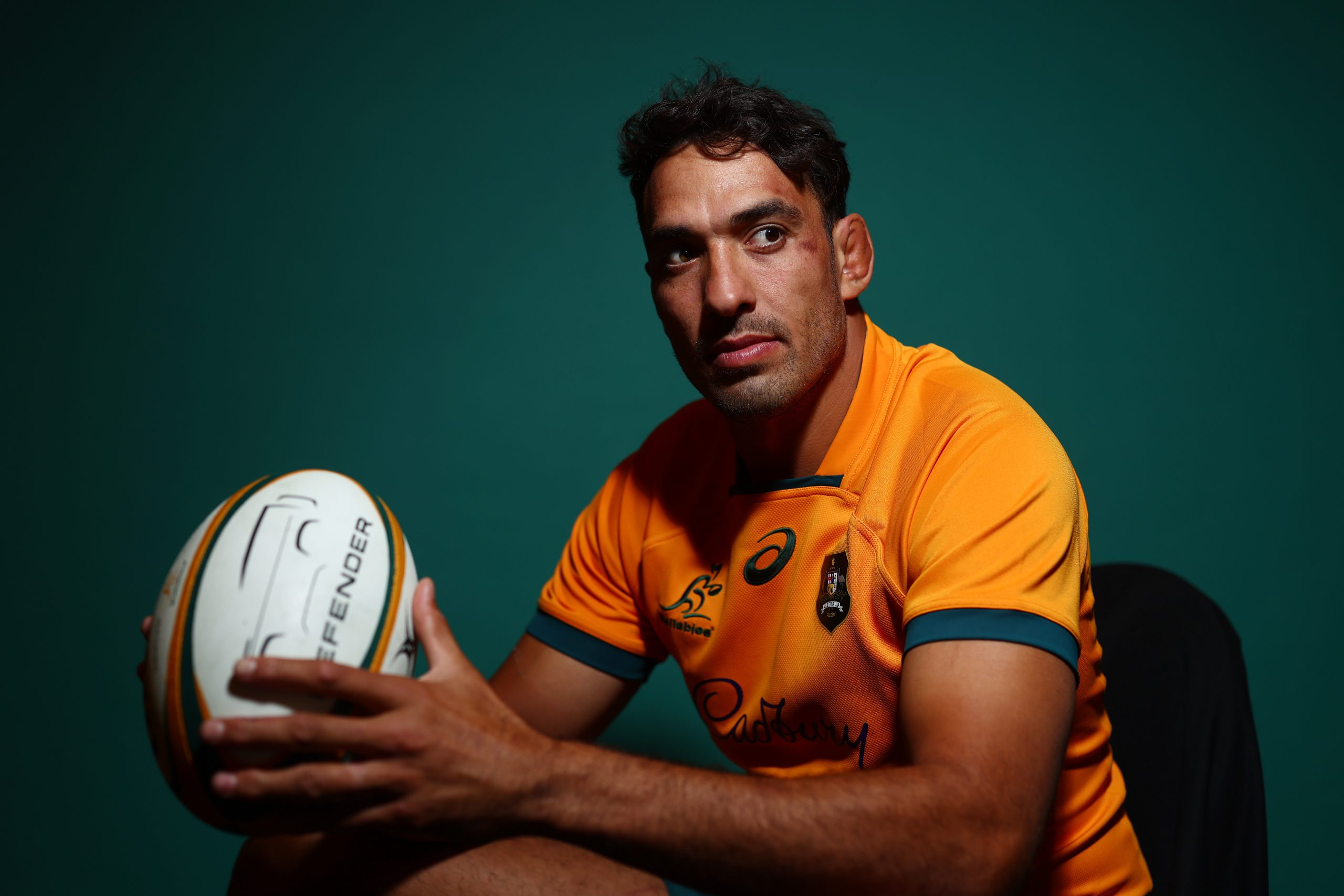 Richie Arnold poses at Sanctuary Cove.