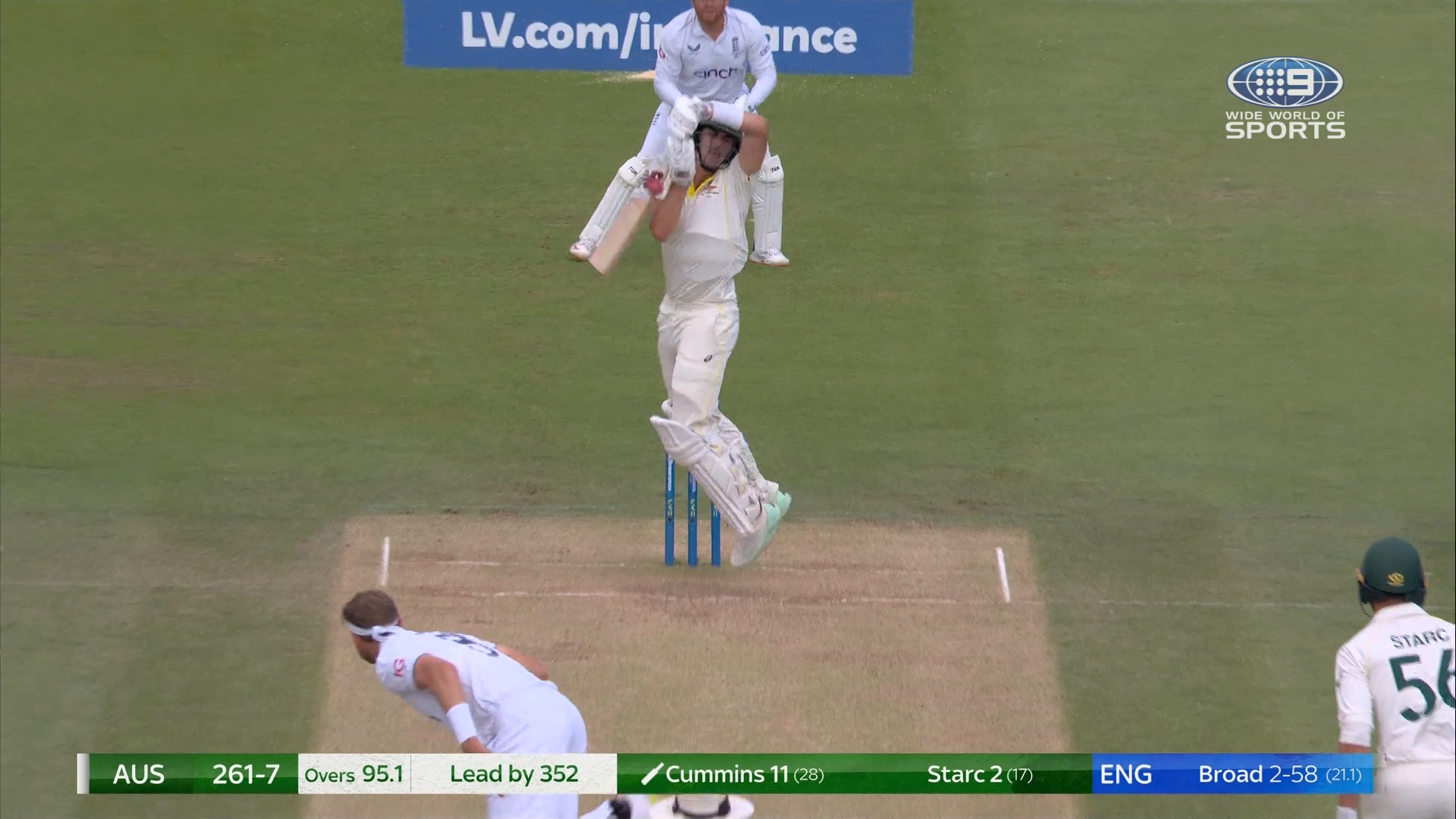 Broad takes out Cummins