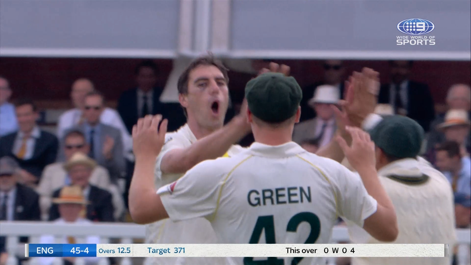 Cummins' contender for ball of the series