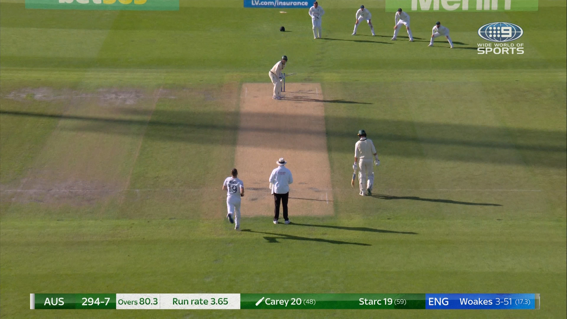 Woakes brings Carey undone