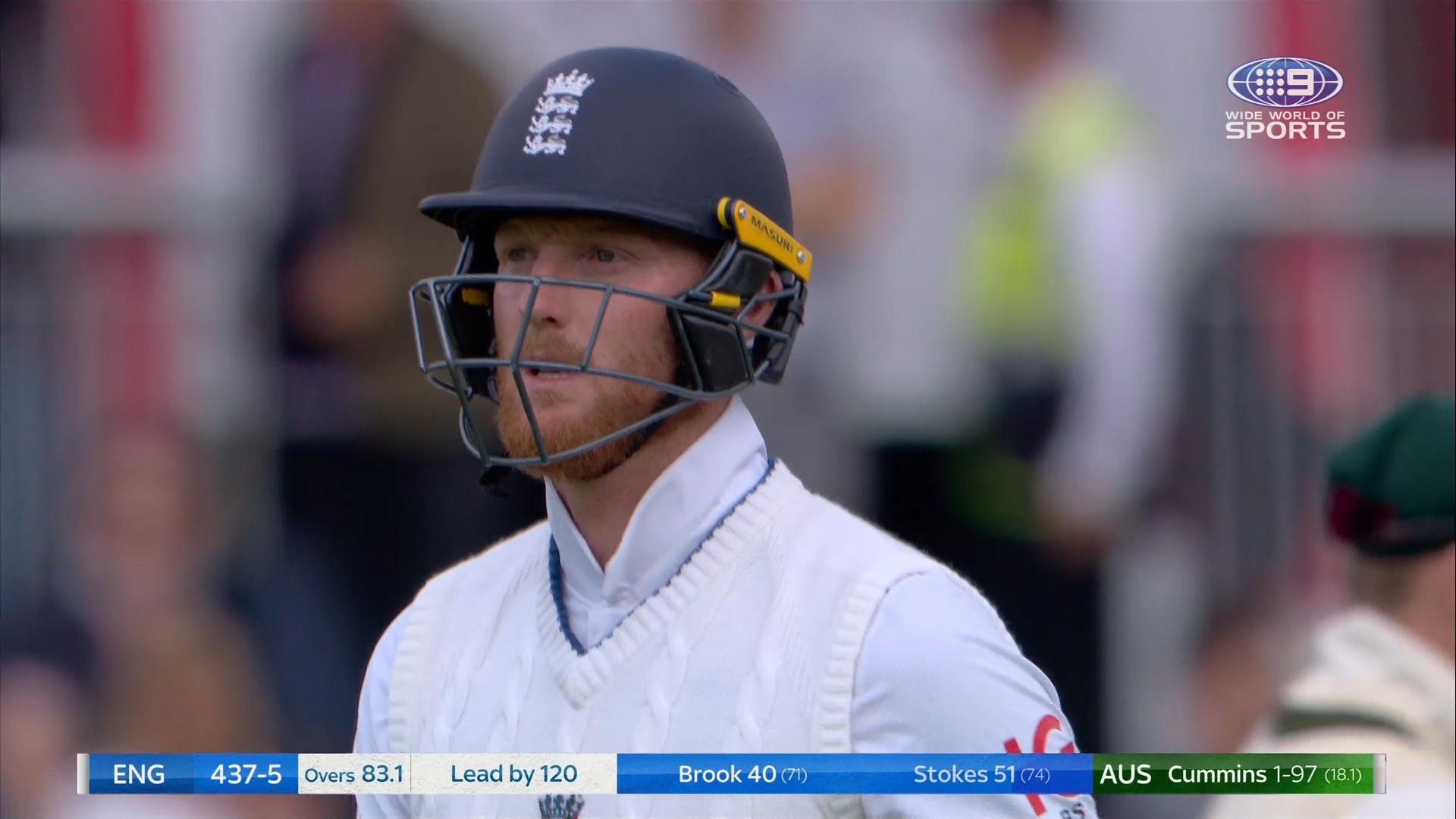 Cummins stops Stokes show