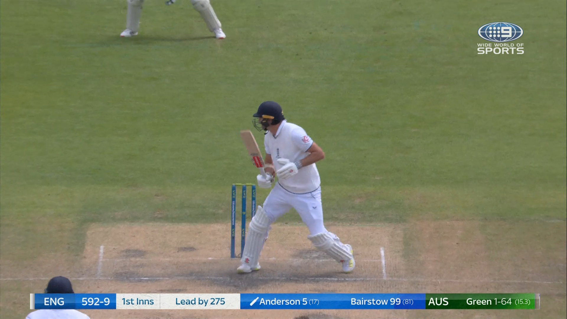 Bairstow stranded on 99 as Green scalps Anderson