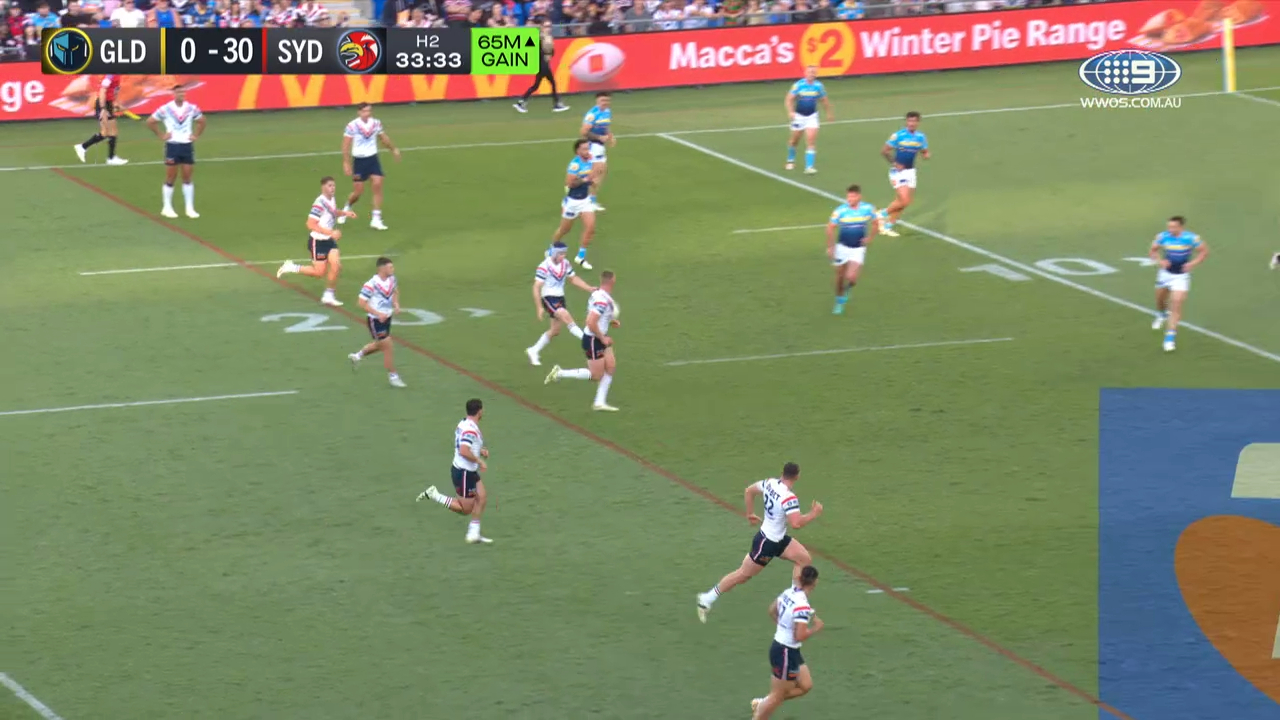 NRL Highlights: Titans v Roosters - Round 21