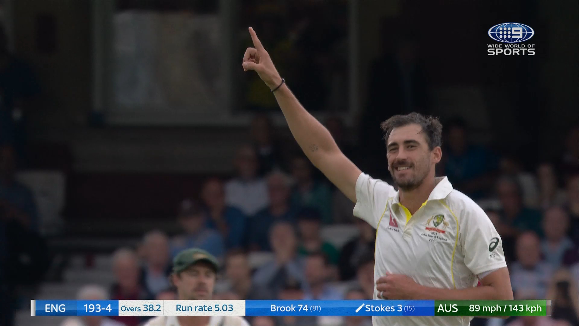 Starc rips out Stokes' off peg