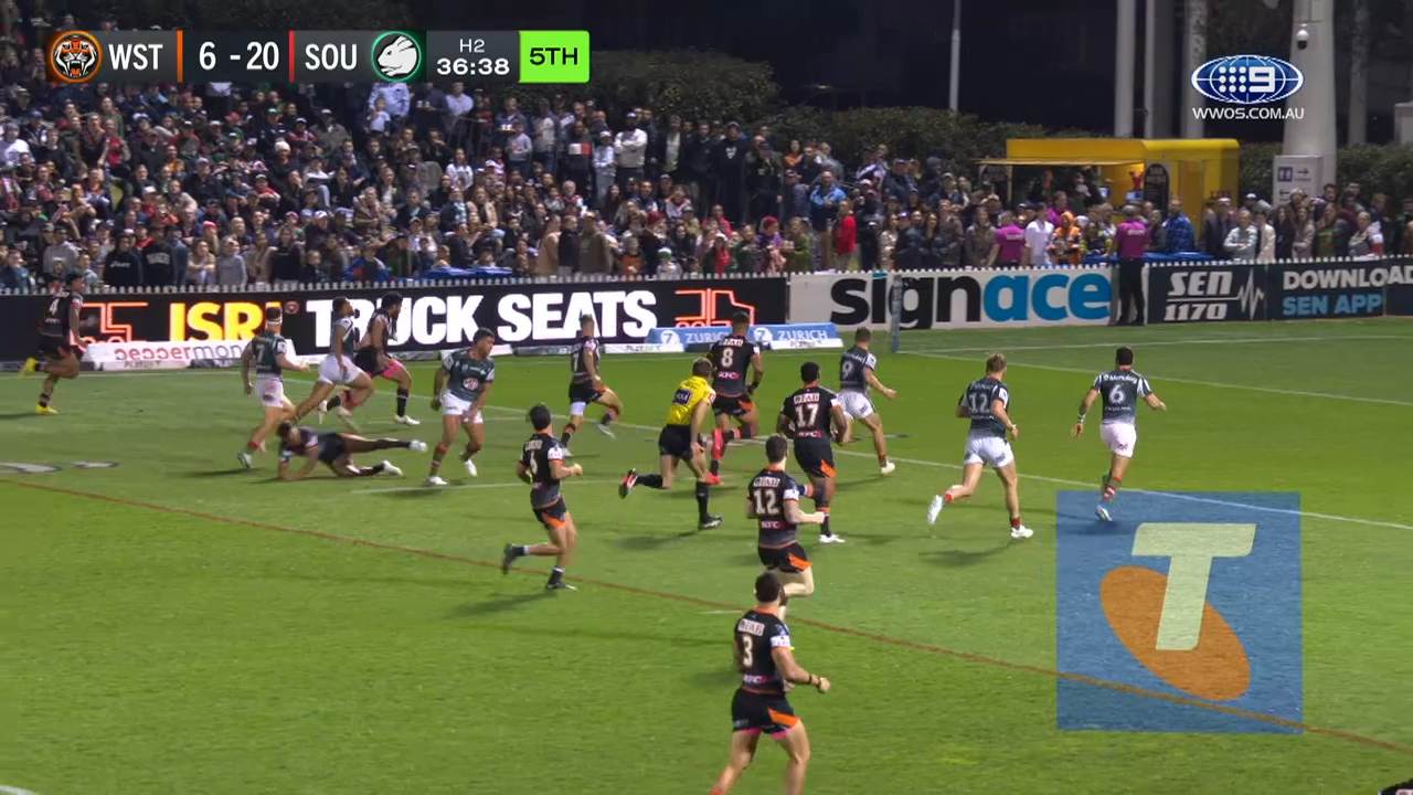 NRL Highlights: Tigers v Rabbitohs - Round 22