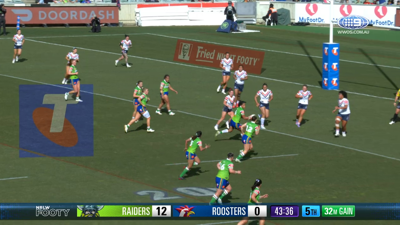 NRLW Highlights: Raiders v Roosters - Round 2