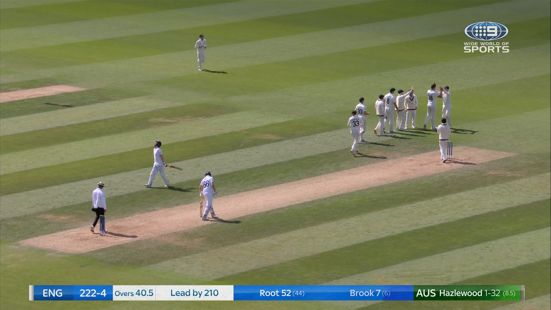 Brook gets a feather on Hazlewood delivery